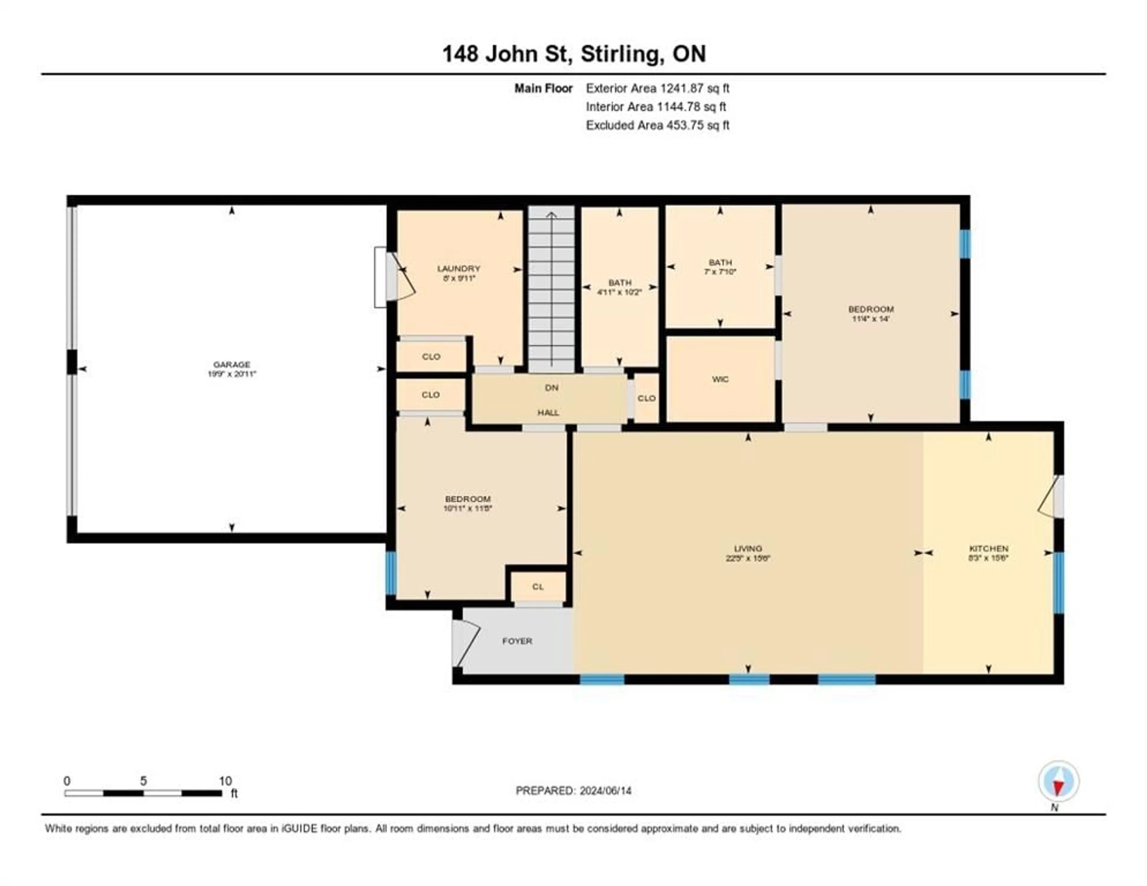 Floor plan for 148 John St, Stirling Ontario K0K 3E0