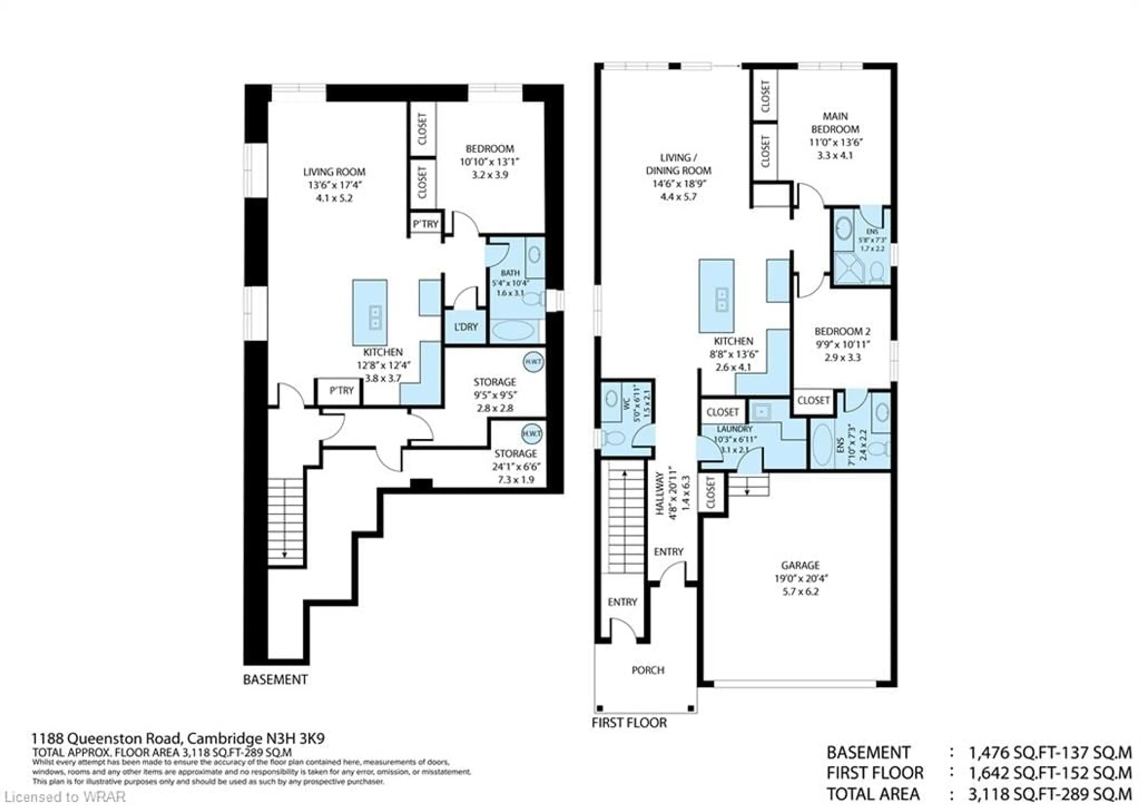 Floor plan for 1188 Queenston Rd, Cambridge Ontario N3H 3K9