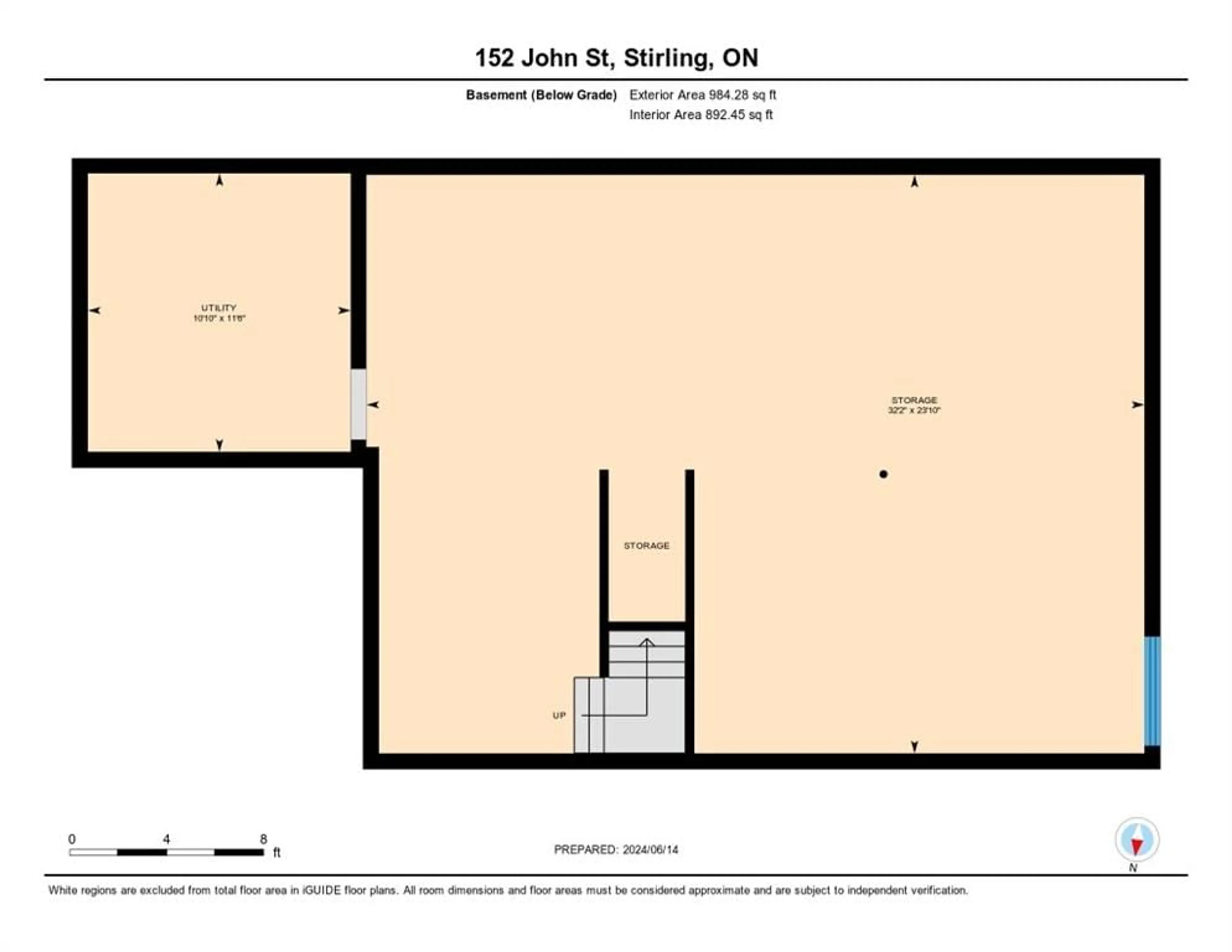 Floor plan for 152 John St, Stirling Ontario K0K 3E0