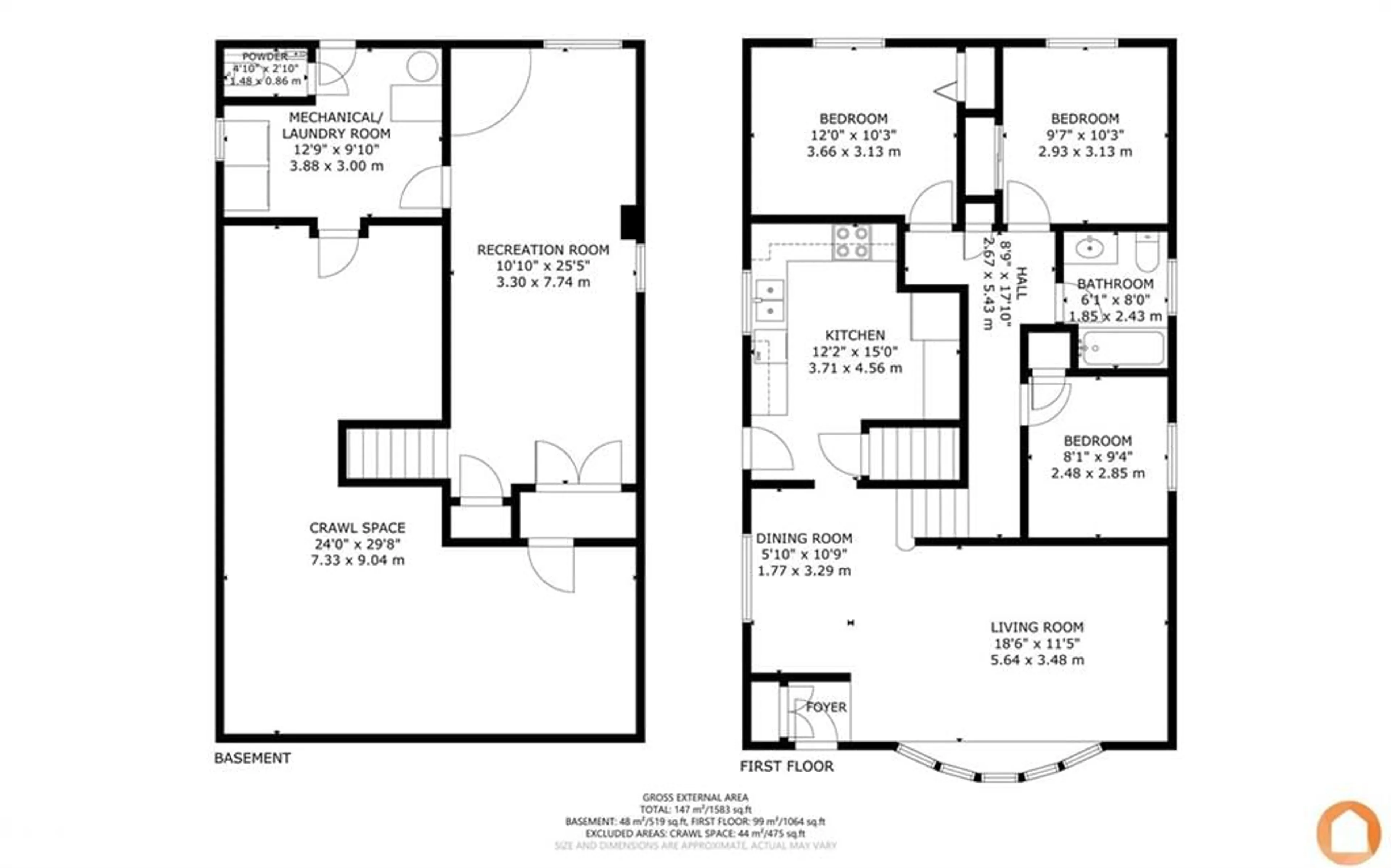 Floor plan for 110 Glendale Rd, Belleville Ontario K8P 4H6