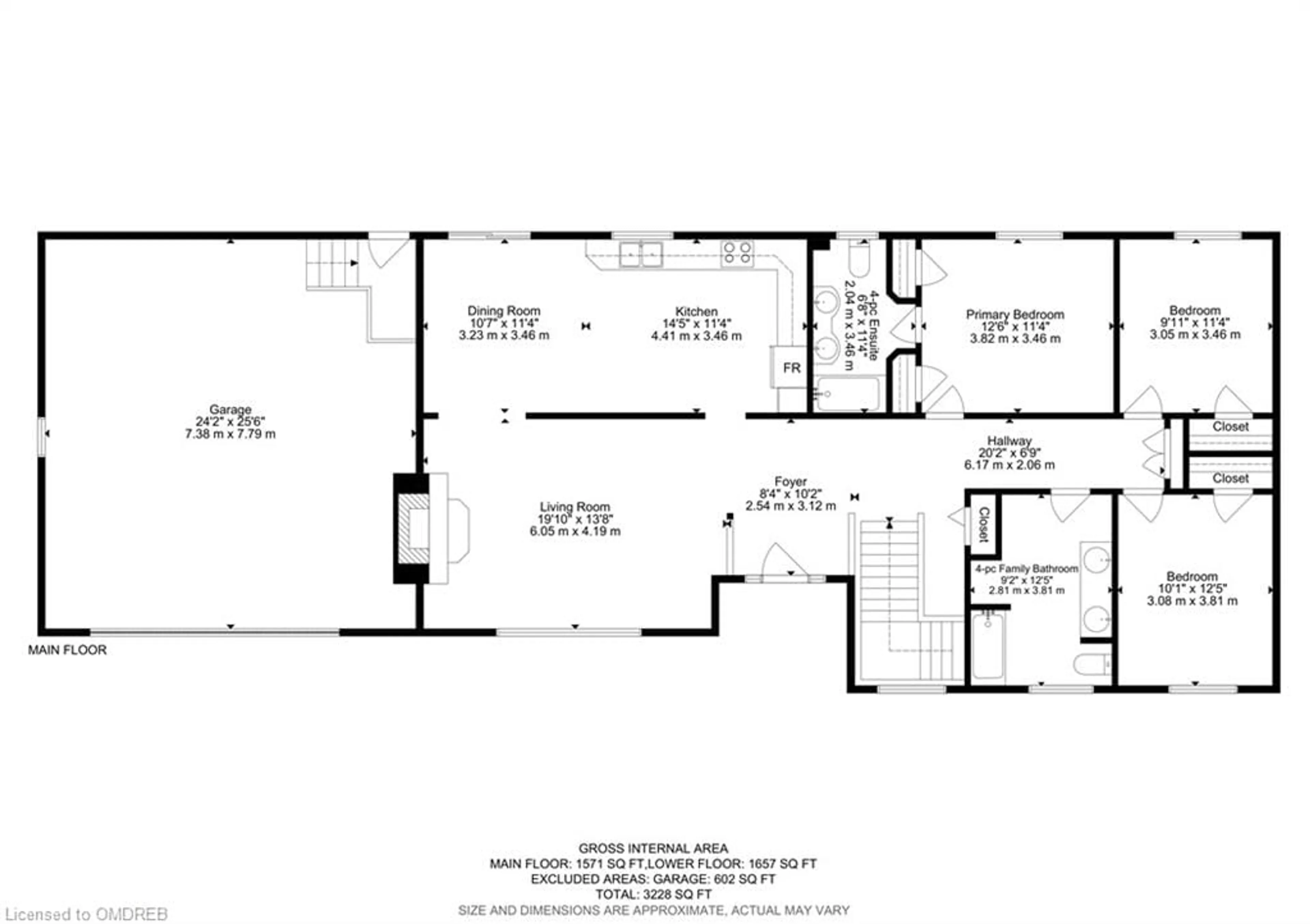 Floor plan for 5056 1st Line, Erin Ontario L7J 2L9