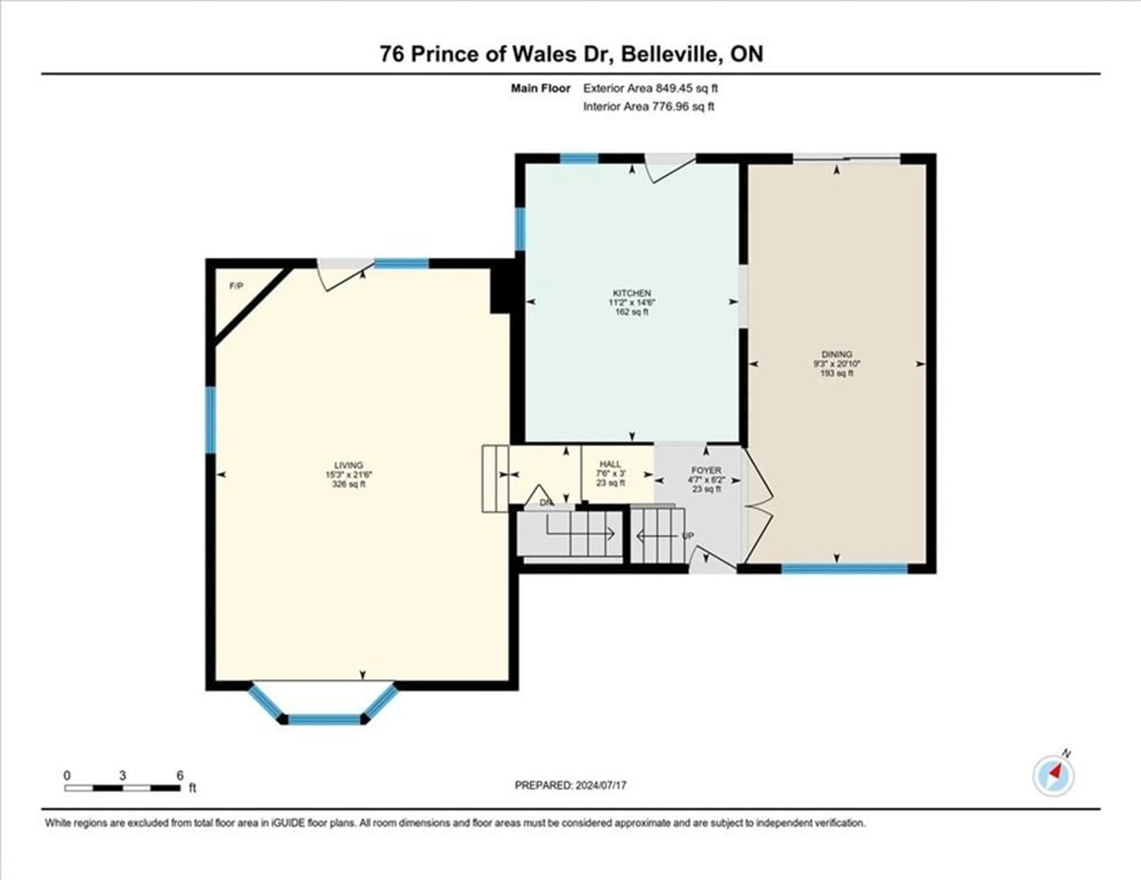 Floor plan for 76 Prince Of Wales Dr, Belleville Ontario K8P 2T8