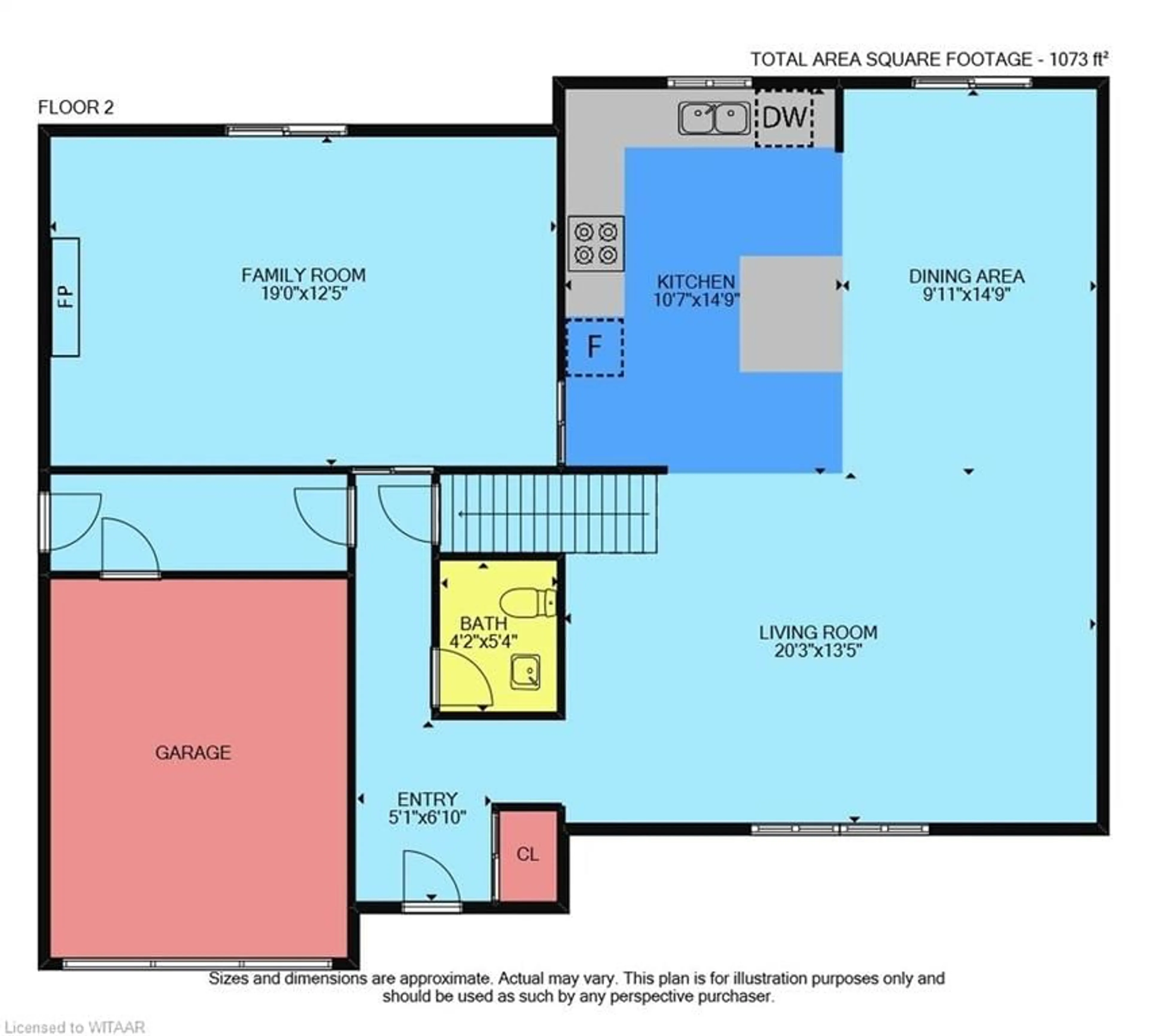 Floor plan for 4 Concord Cres, London Ontario N6G 3H6