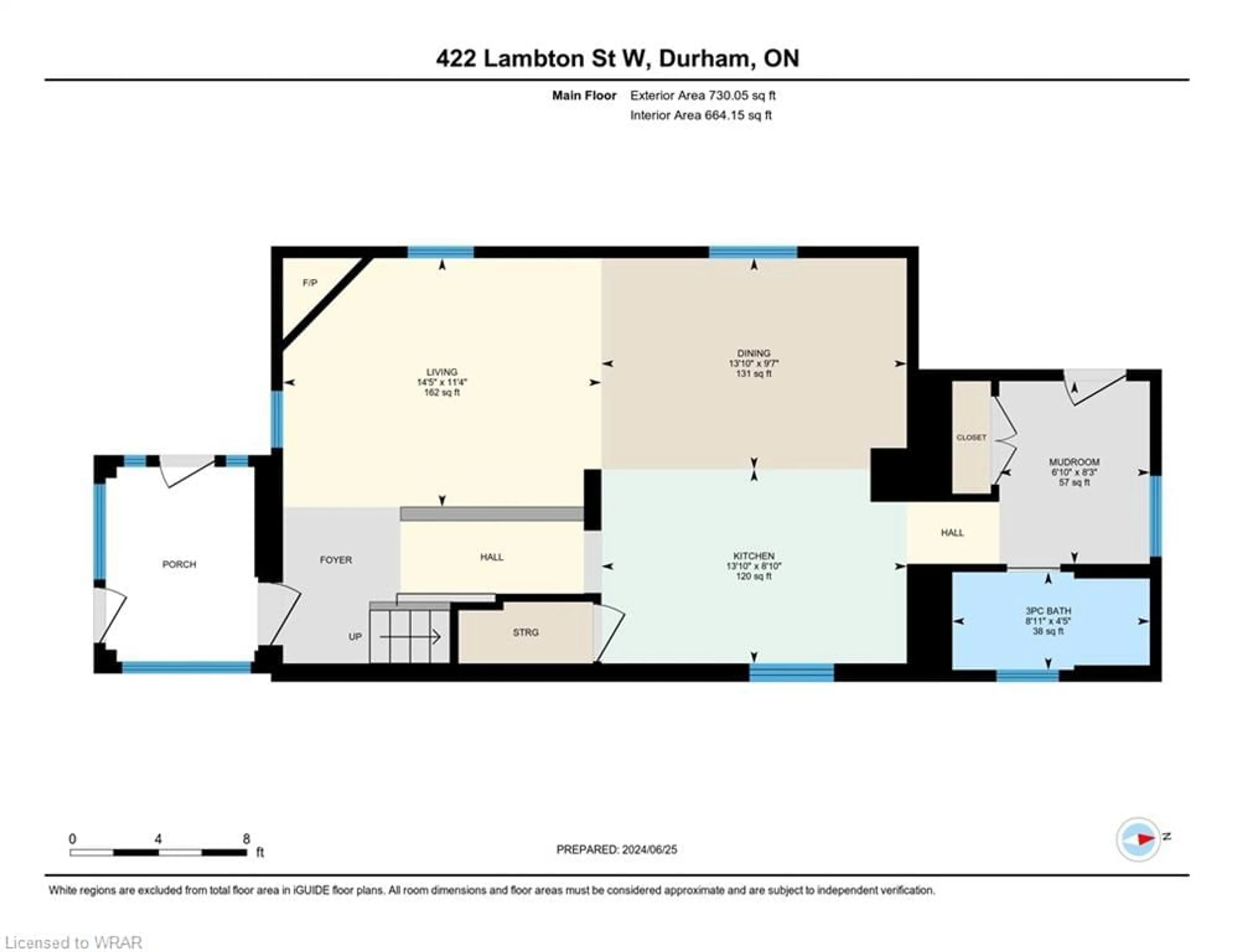 Floor plan for 422 Lambton St, Durham Ontario N0G 1R0