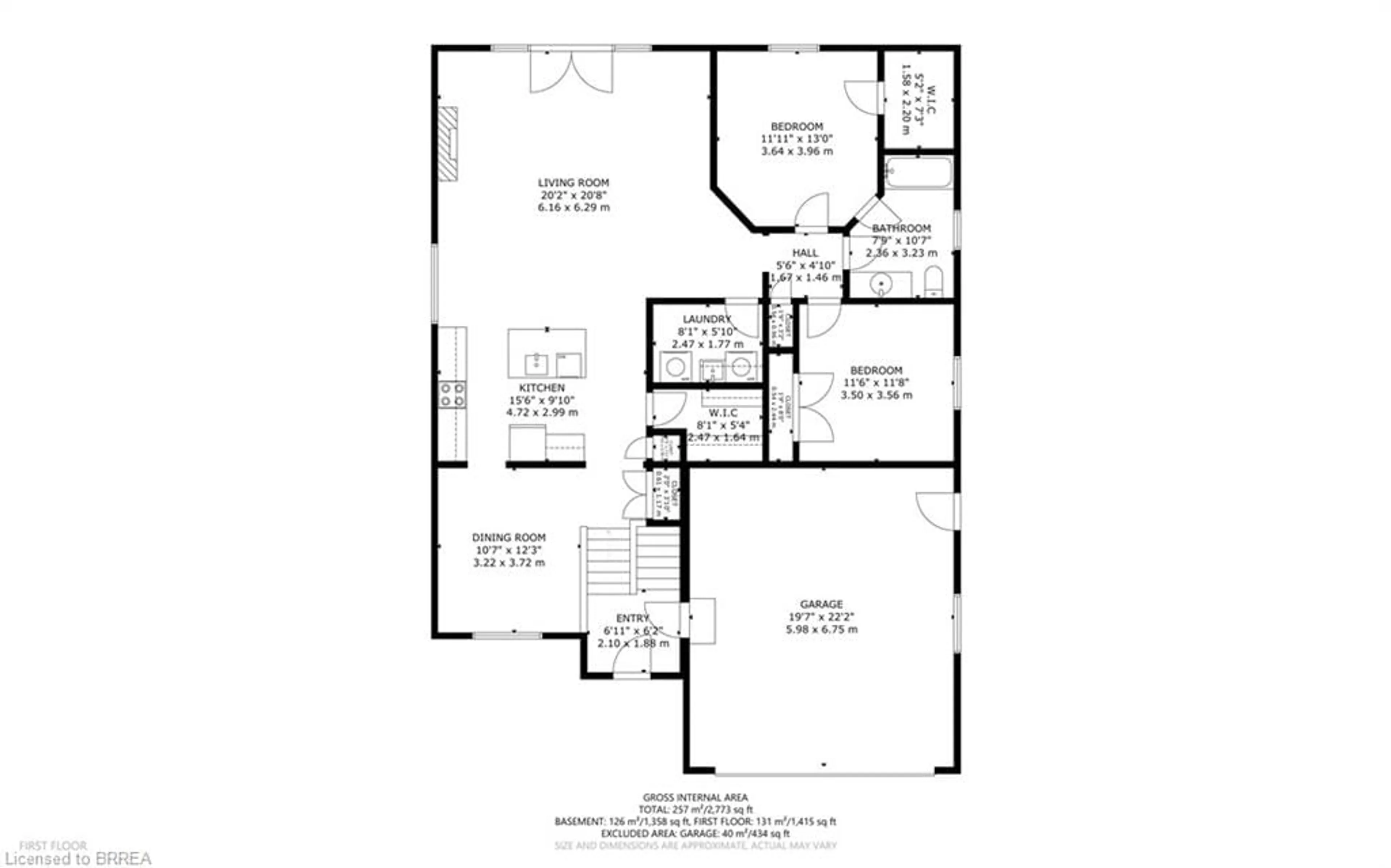 Floor plan for 31 Wood Lane, Port Colborne Ontario L3K 6B9