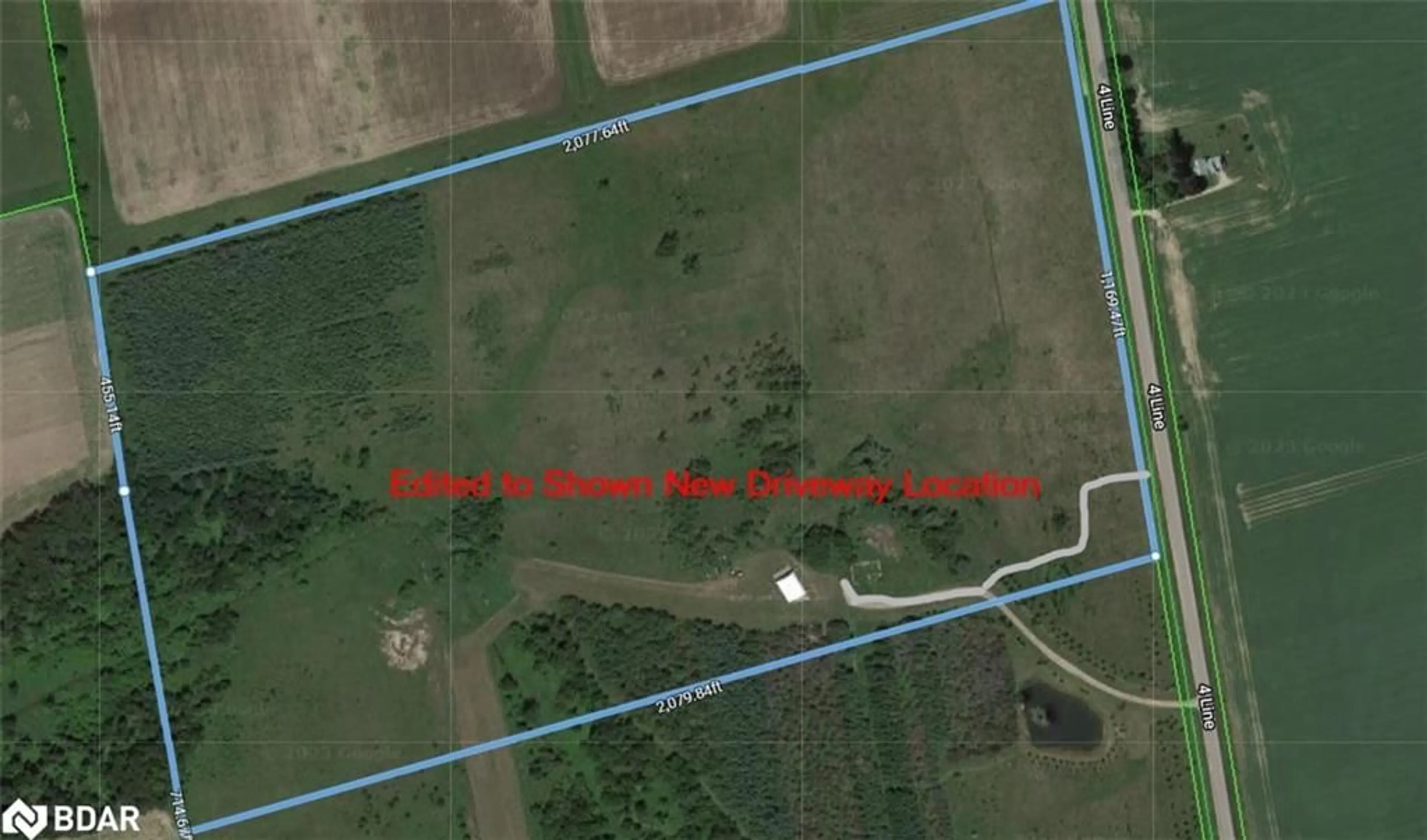 Picture of a map for 435096 4th Line, Amaranth Ontario L9W 0P5