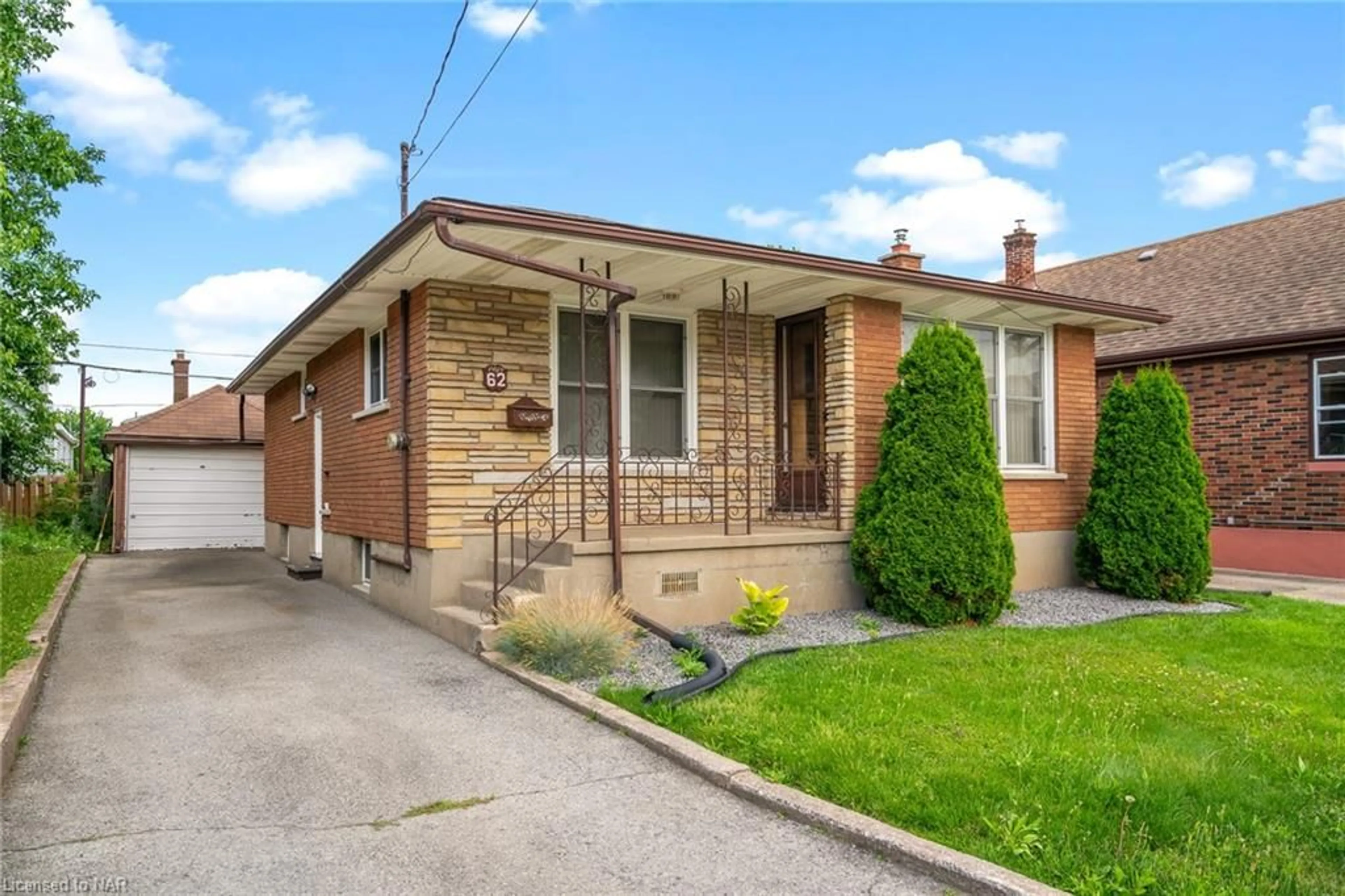 Home with brick exterior material for 62 St George St, St. Catharines Ontario L2M 5P6