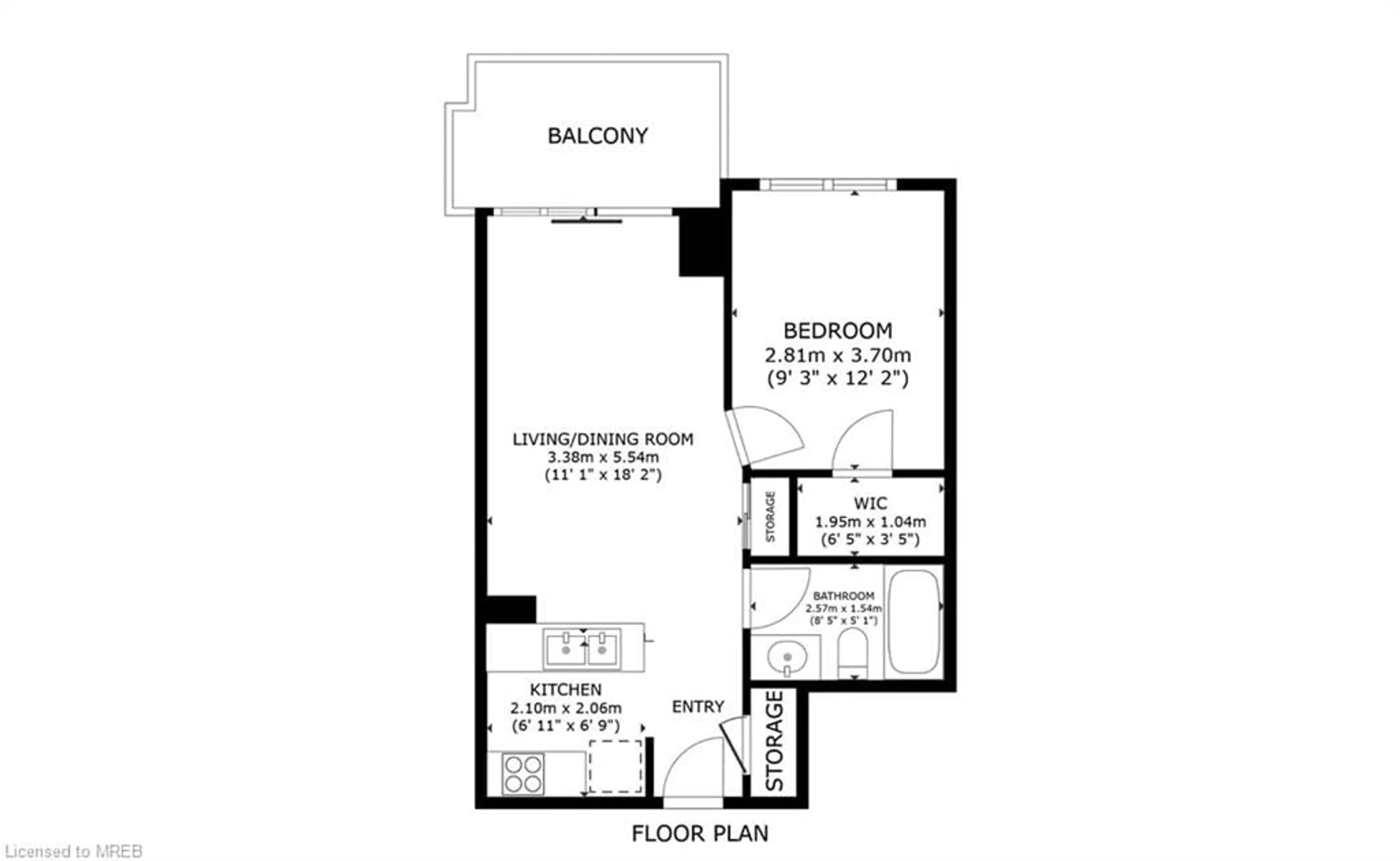 Floor plan for 2379 Central Park Dr #508, Oakville Ontario L6H 0E3