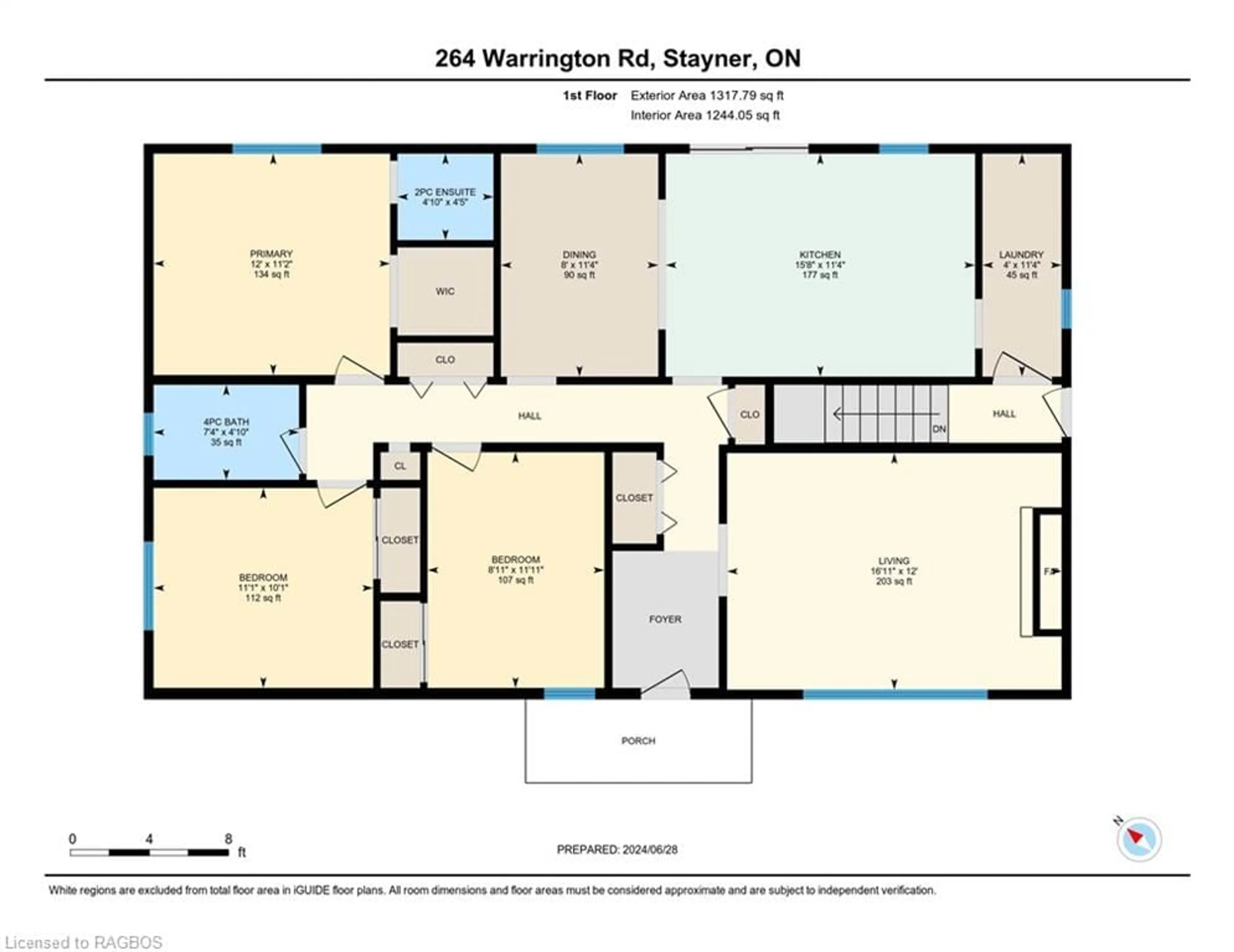 Floor plan for 264 Warrington Rd, Clearview Ontario L0M 1S0