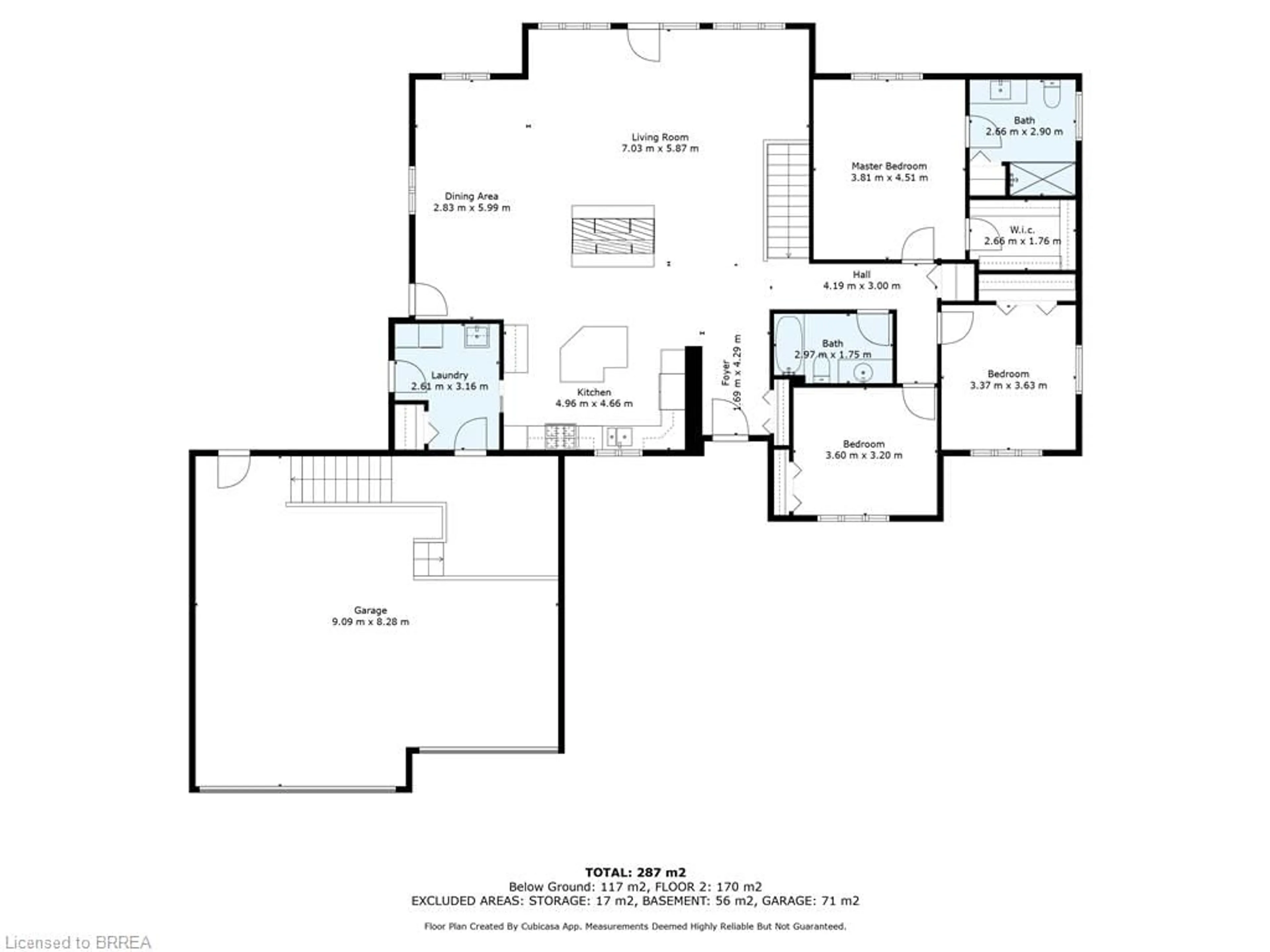 Floor plan for 40 Hammond Rd, Brantford Ontario N3T 5L4