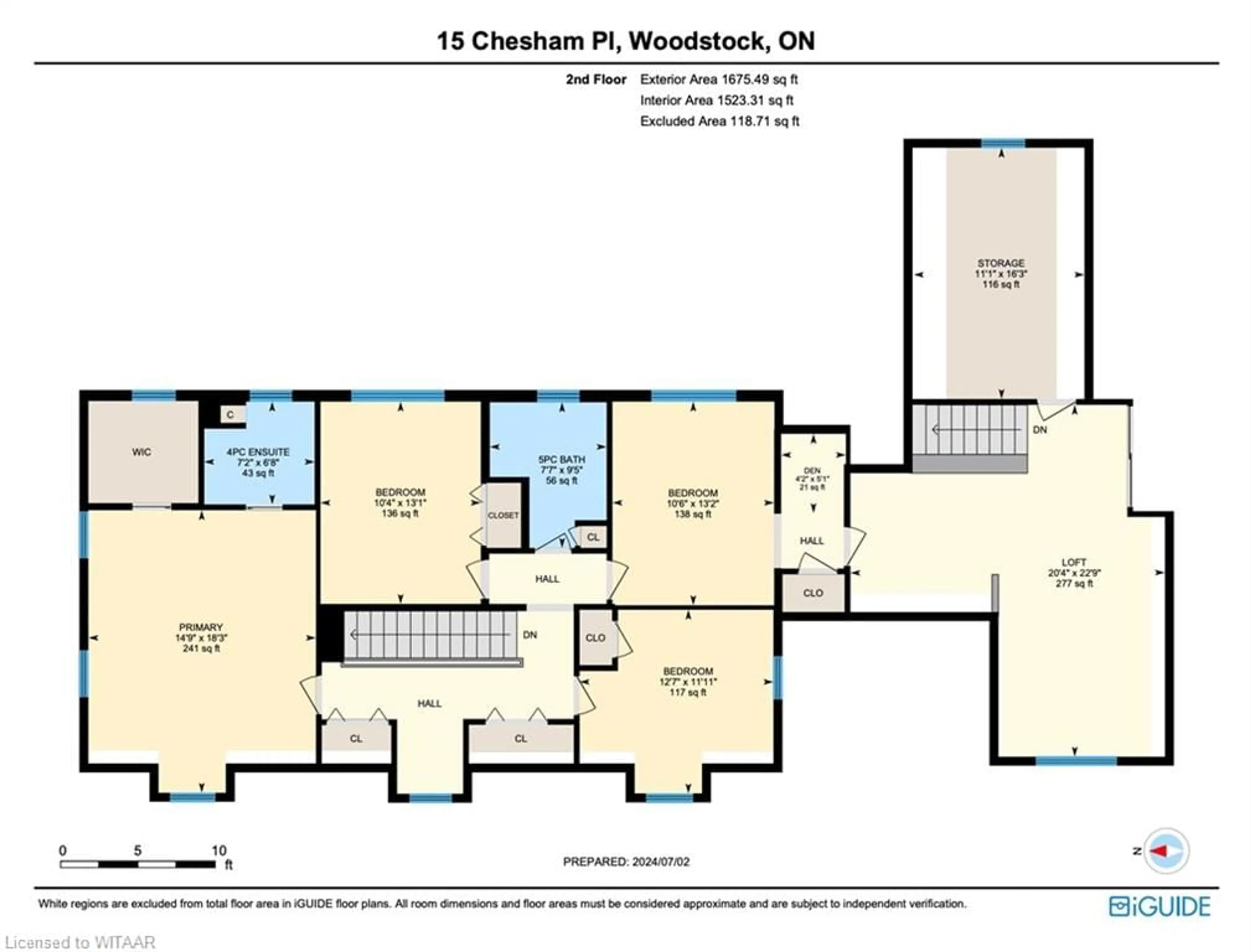 Floor plan for 15 Chesham Pl, Woodstock Ontario N4S 4Y7