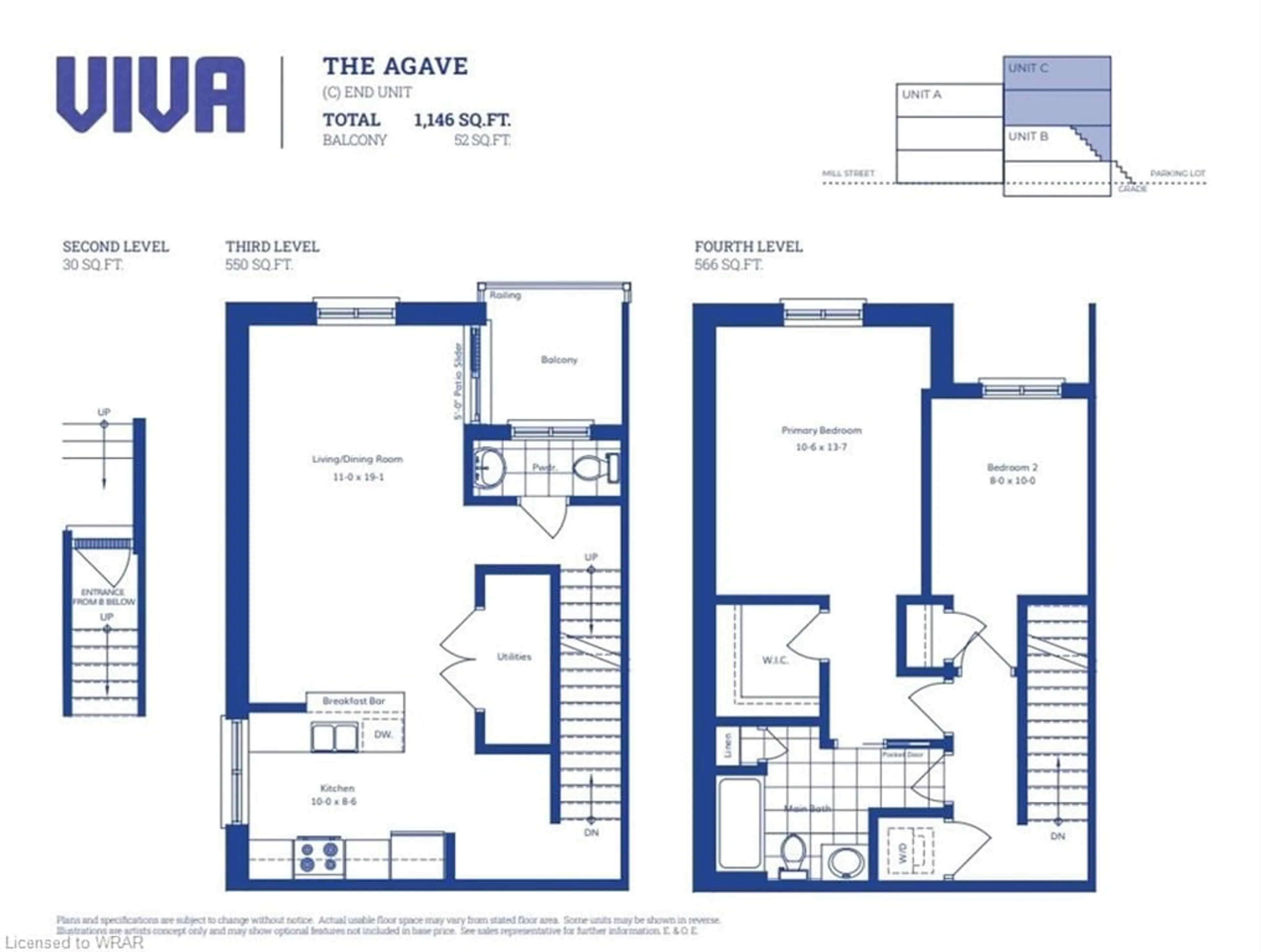 Floor plan for 31 Mill St #14, Kitchener Ontario N2G 2Y2