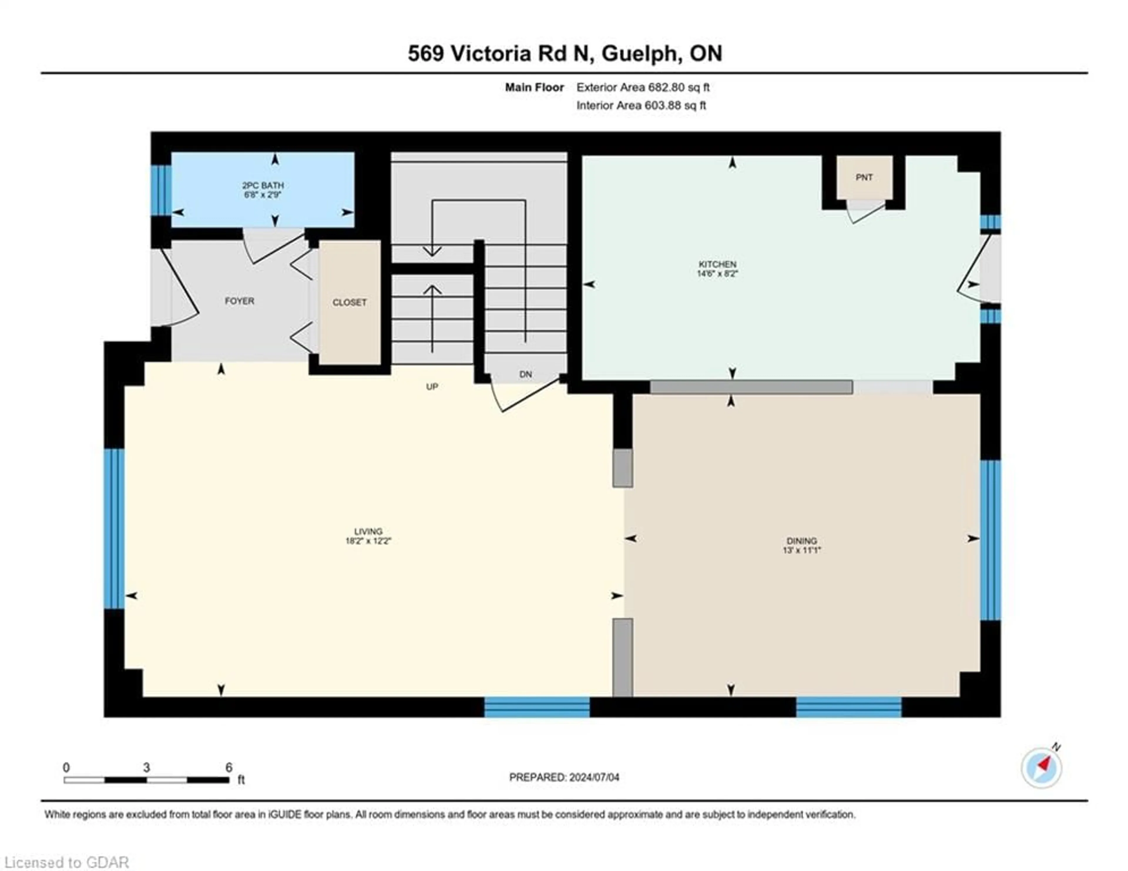 Floor plan for 569 Victoria Rd, Guelph Ontario N1E 7M1