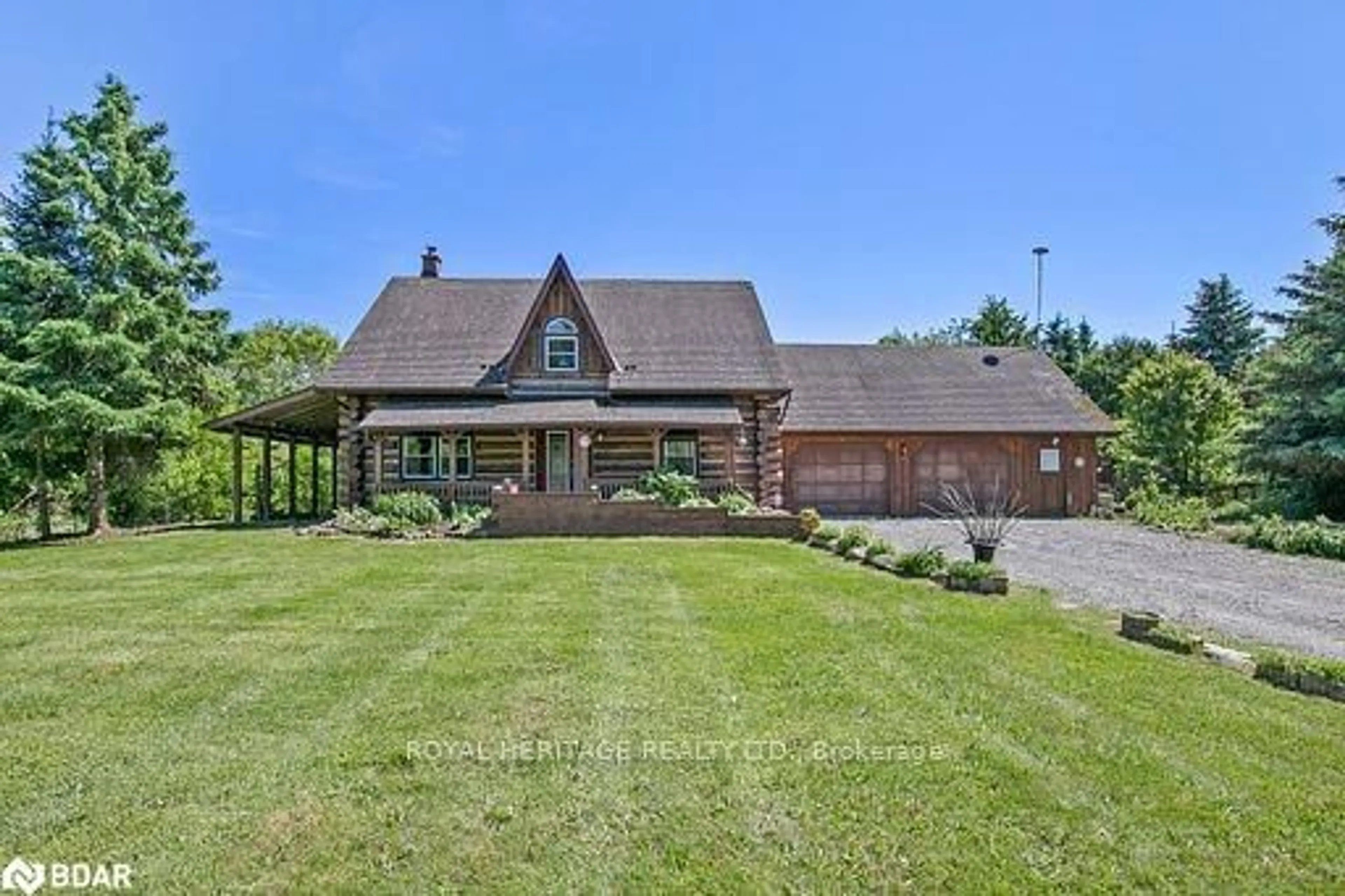 Home with brick exterior material for 10 Cedar Glen Rd, Dunsford Ontario K0M 1L0