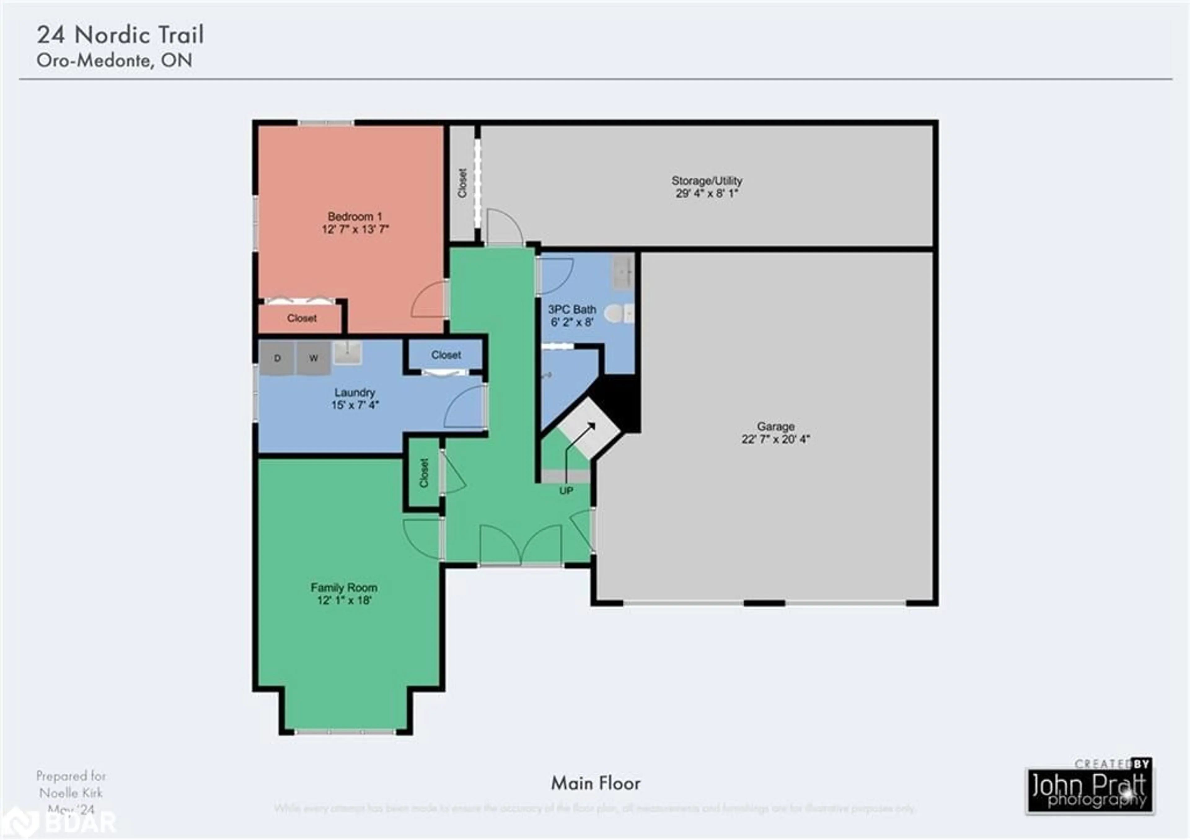 Floor plan for 24 Nordic Trail, Shanty Bay Ontario L0L 2L0