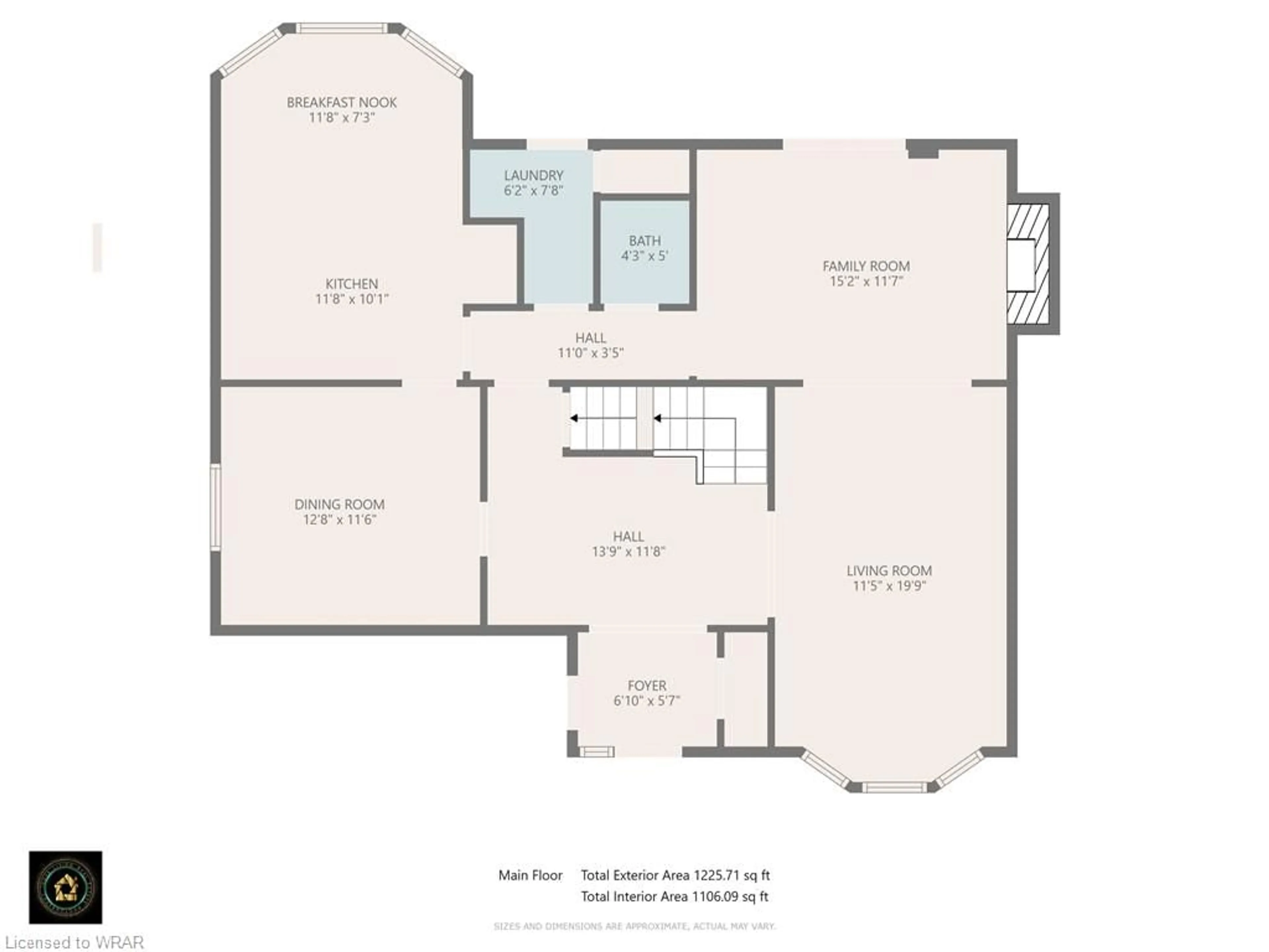 Floor plan for 315 Faraday Crt, Waterloo Ontario N2L 6A4