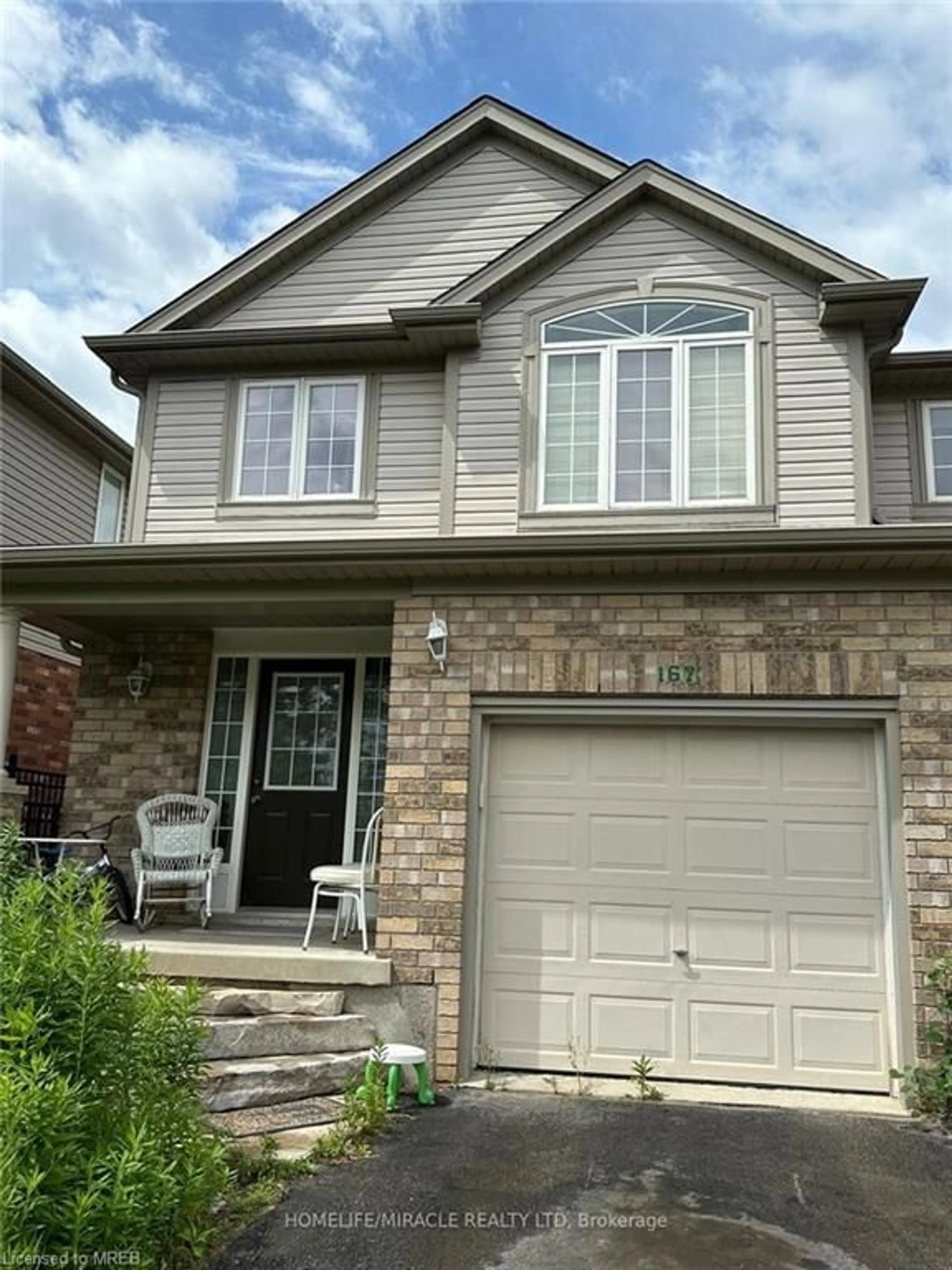 Frontside or backside of a home for 167 Sims Estate Dr, Kitchener Ontario N2A 0A6