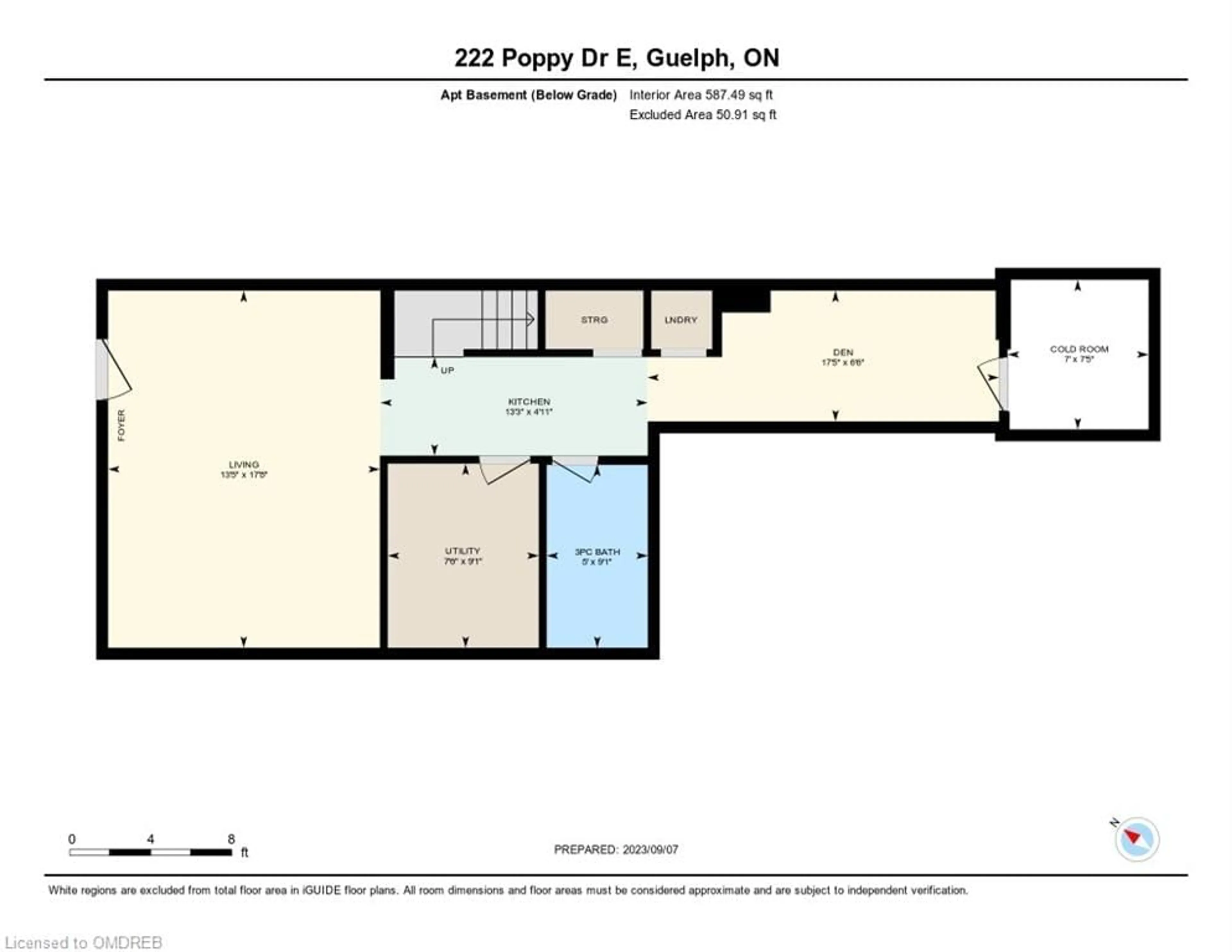 Floor plan for 222 Poppy Dr, Guelph Ontario N1L 0N2
