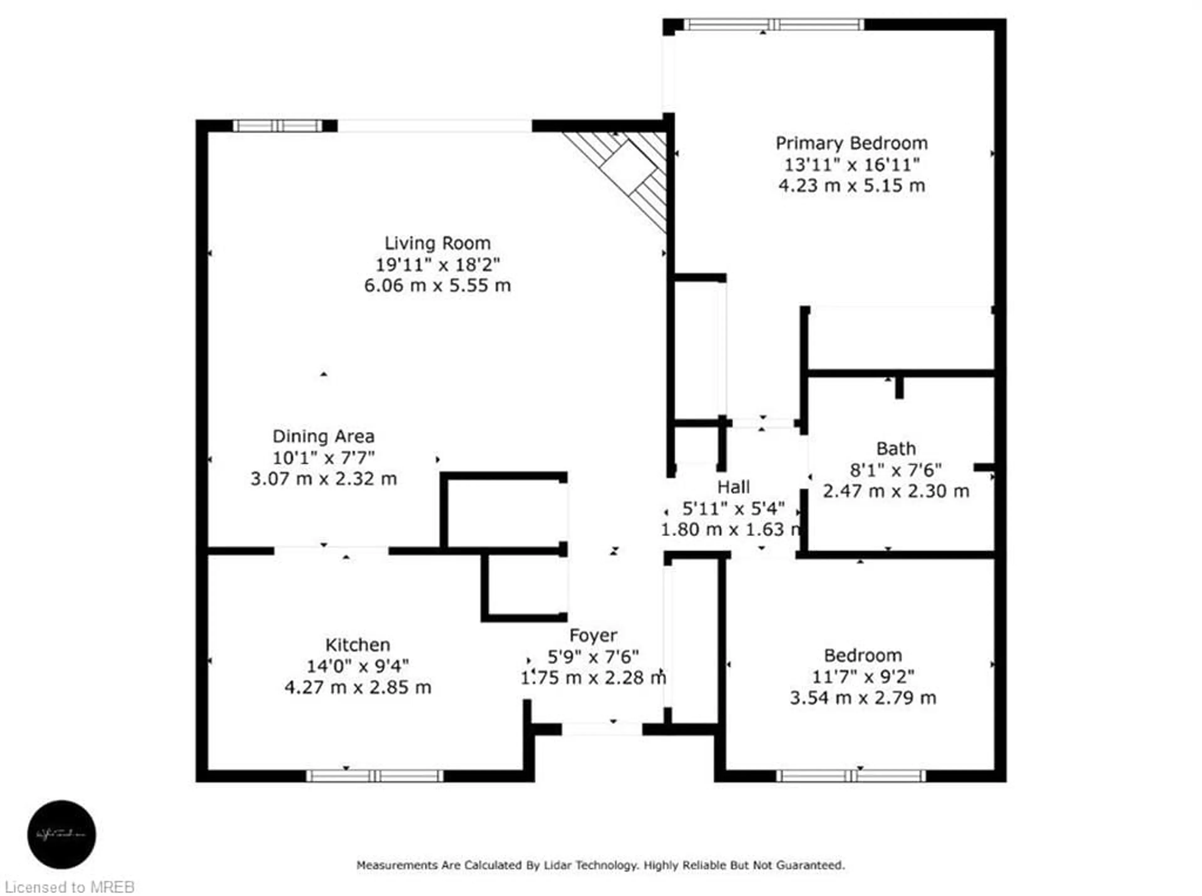 Floor plan for 585 Atherley Rd #103, Orillia Ontario L3V 7L4