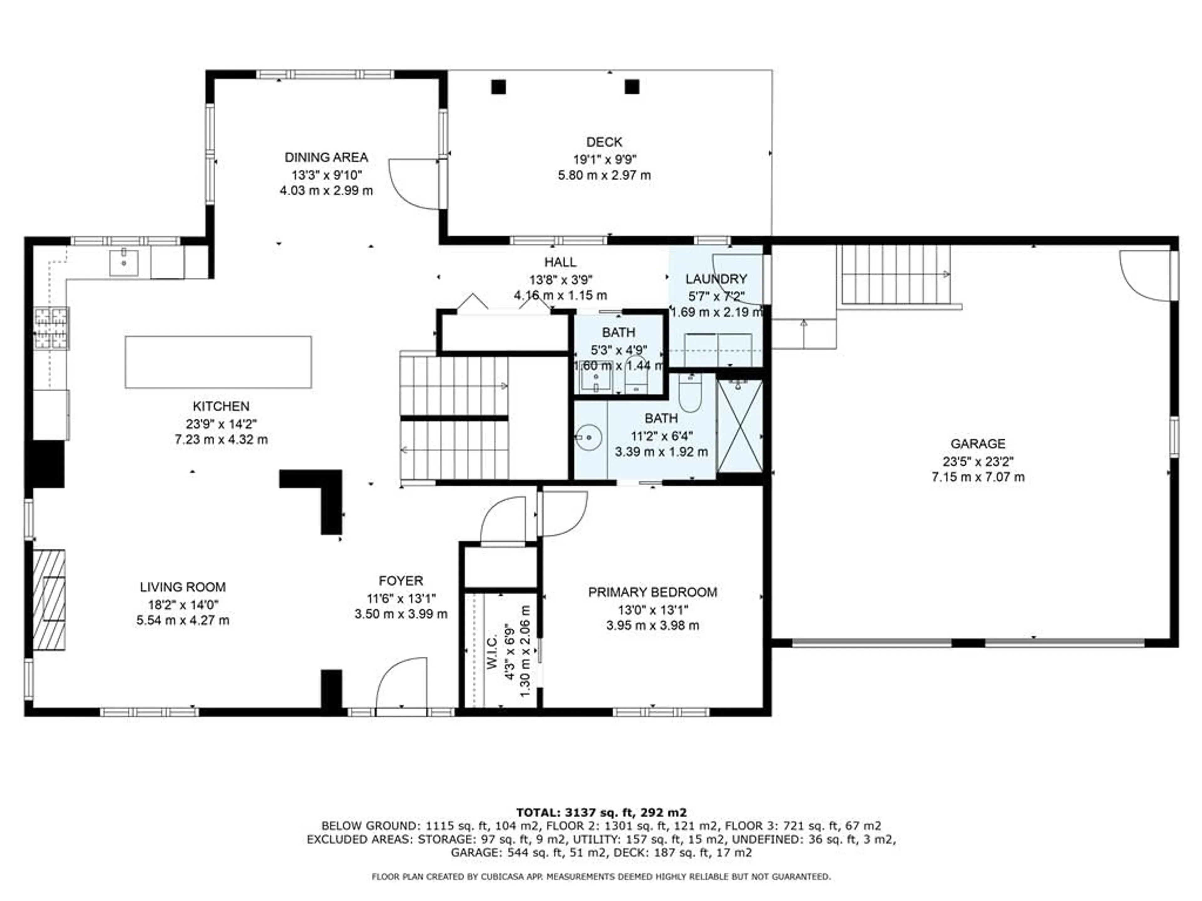 Floor plan for 615796 3rd Line, The Blue Mountains Ontario N0H 2E0