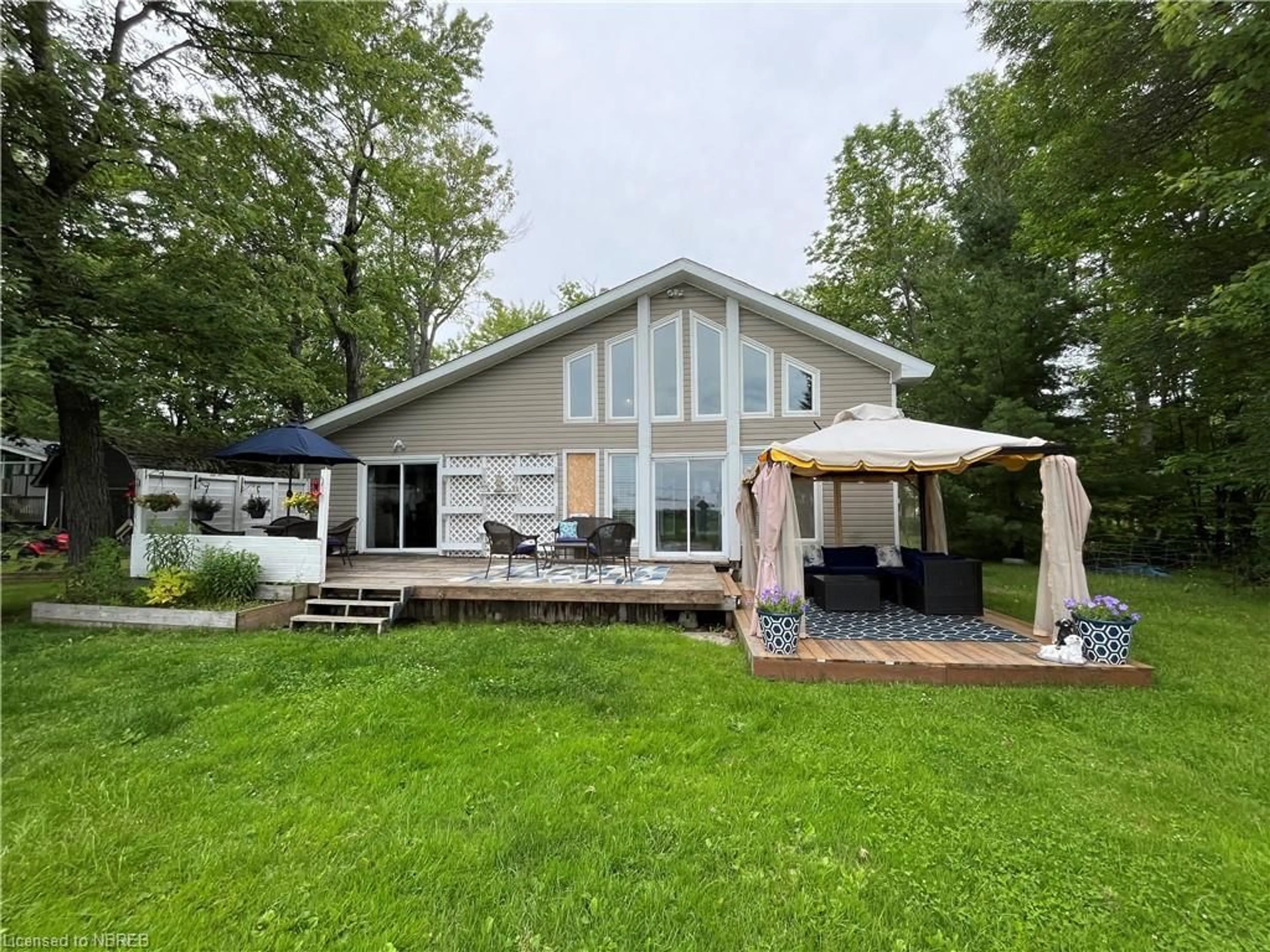 Frontside or backside of a home for 1315 Jocko Point Rd, North Bay Ontario P1B 8G5