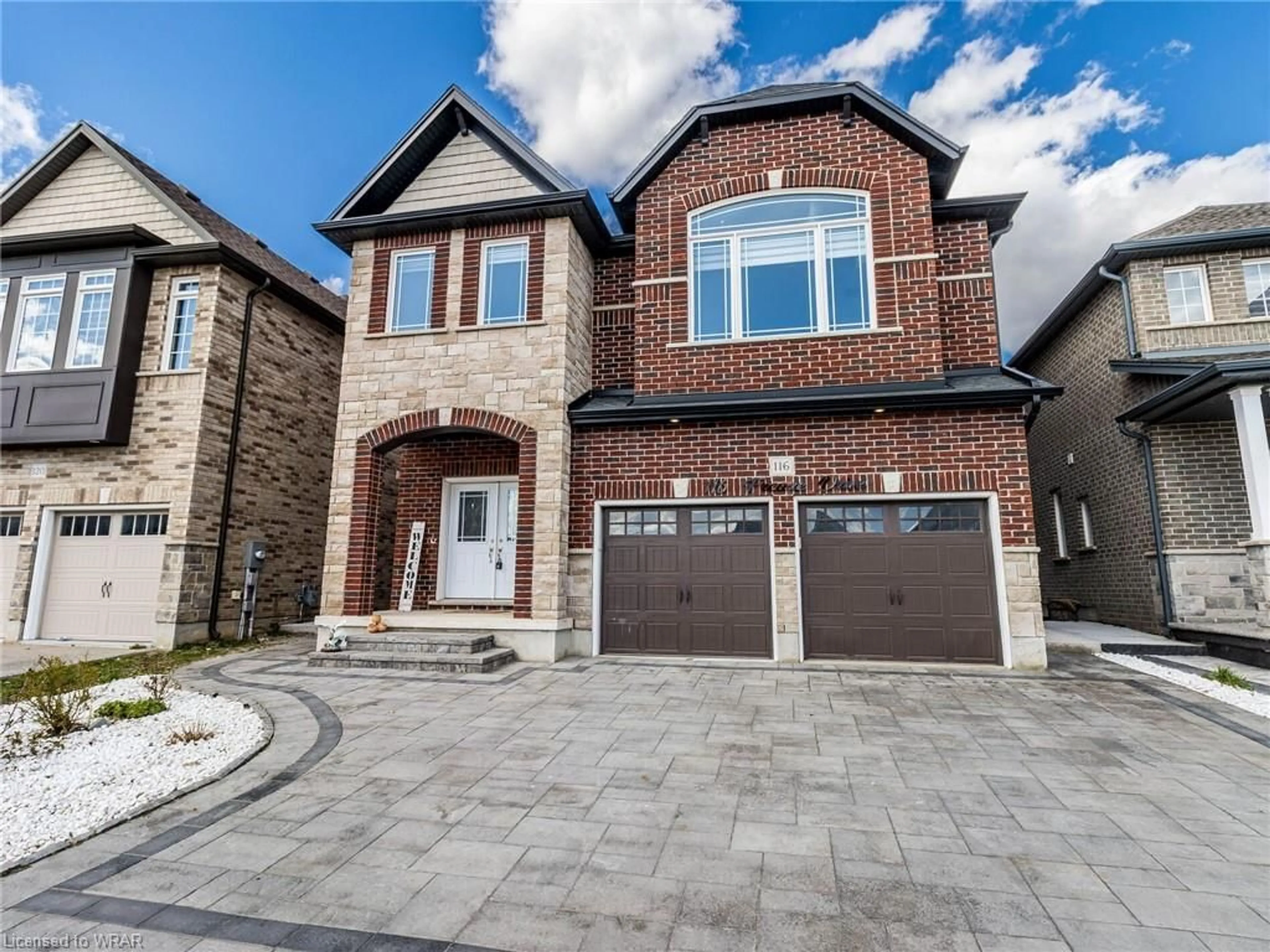 Home with brick exterior material for 116 Freure Dr, Cambridge Ontario N1S 0B4