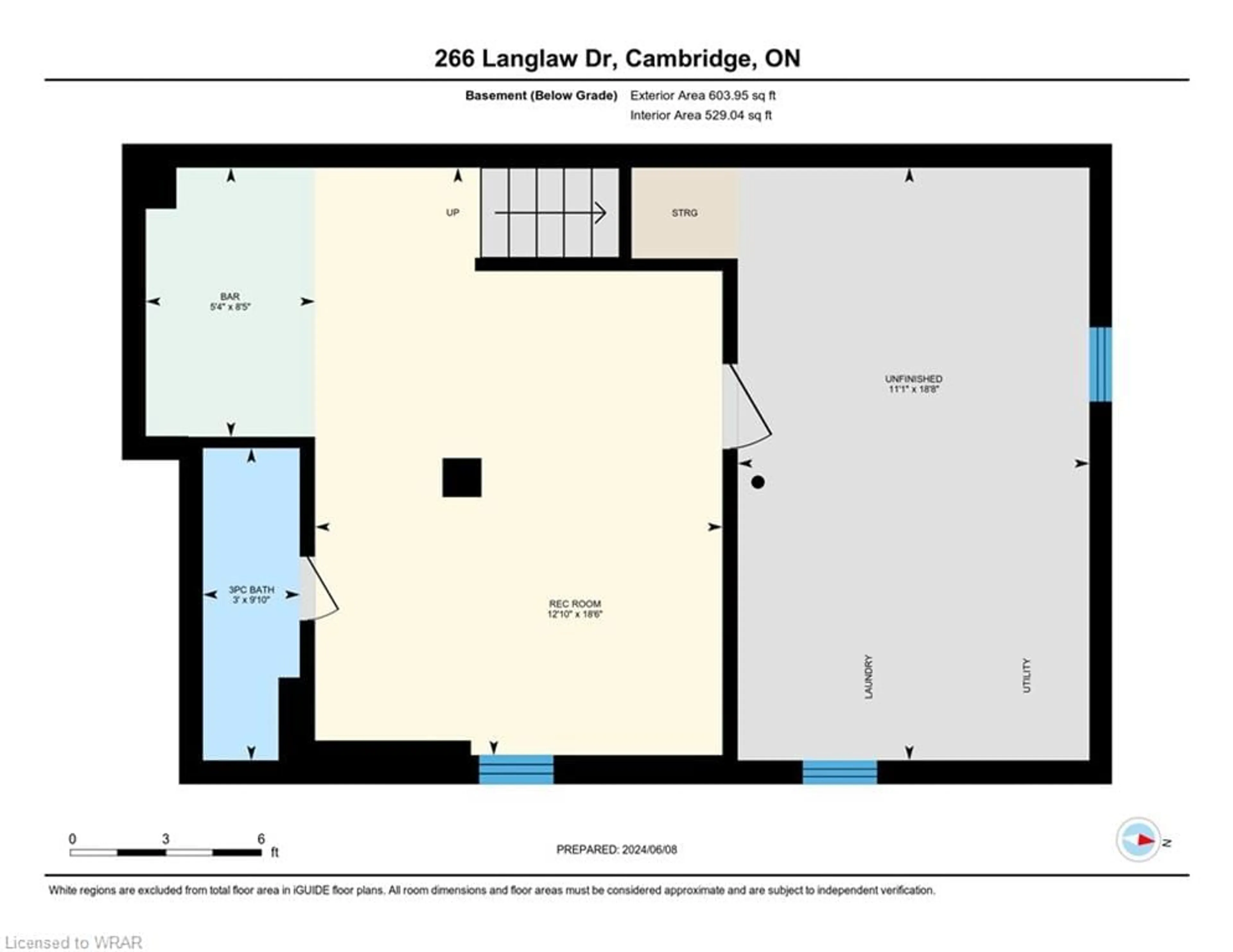 Floor plan for 266 Langlaw Dr, Cambridge Ontario N1P 1B7