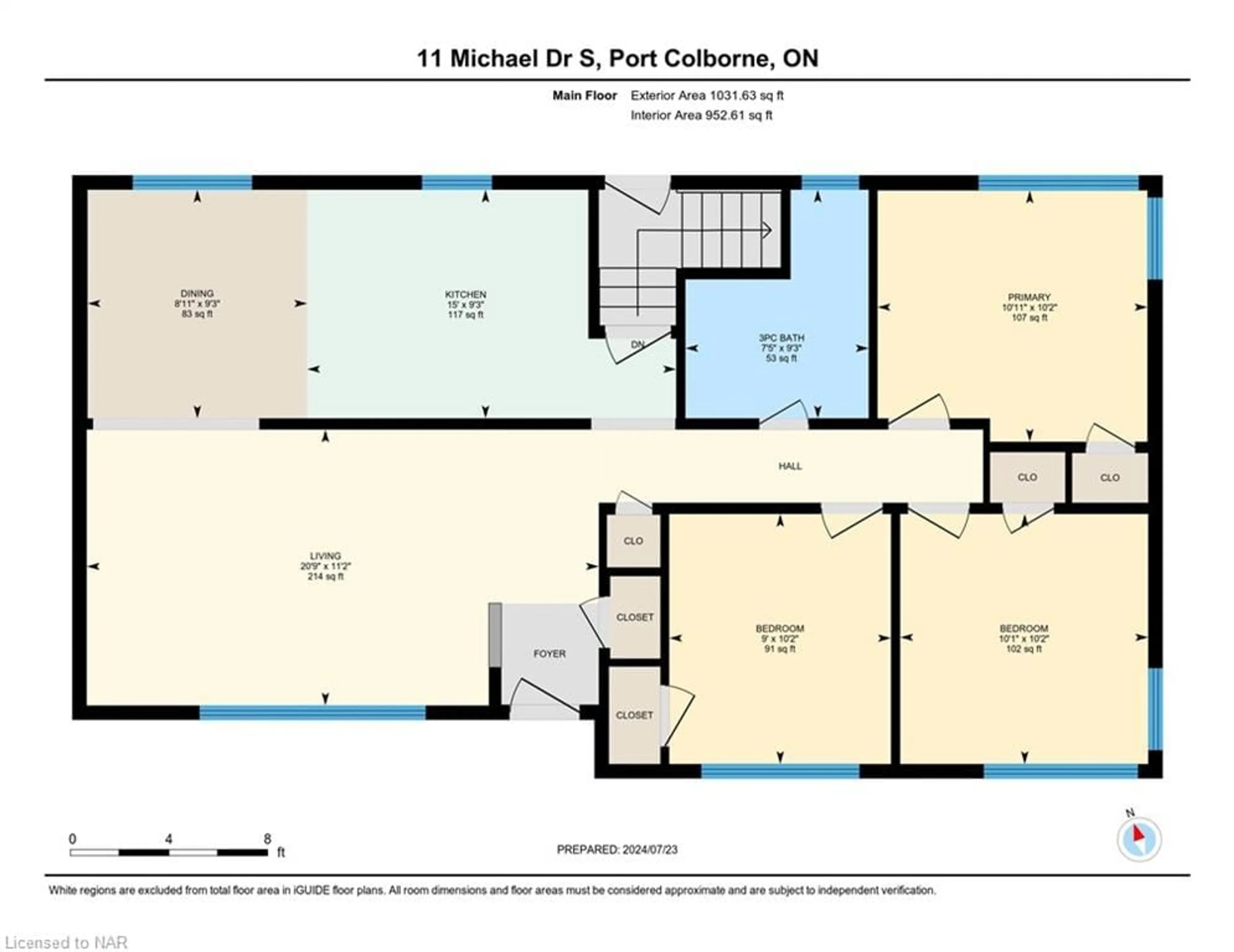 Floor plan for 11 Michael Dr, Port Colborne Ontario L3K 3C3