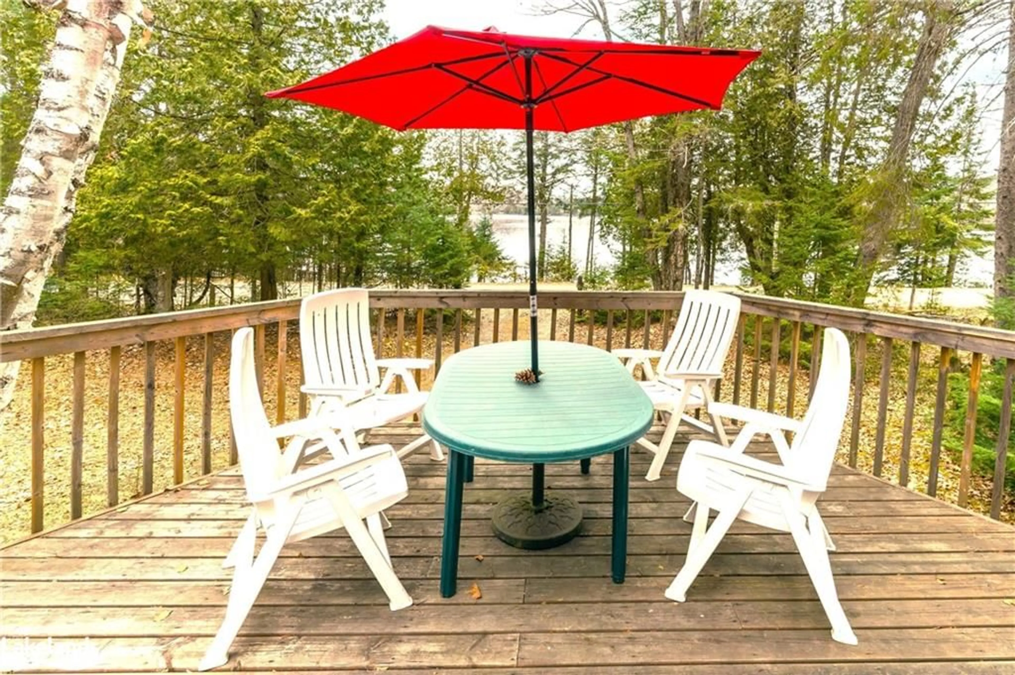 Patio for 1257 Paint Lake Rd, Dorset Ontario P0A 1E0