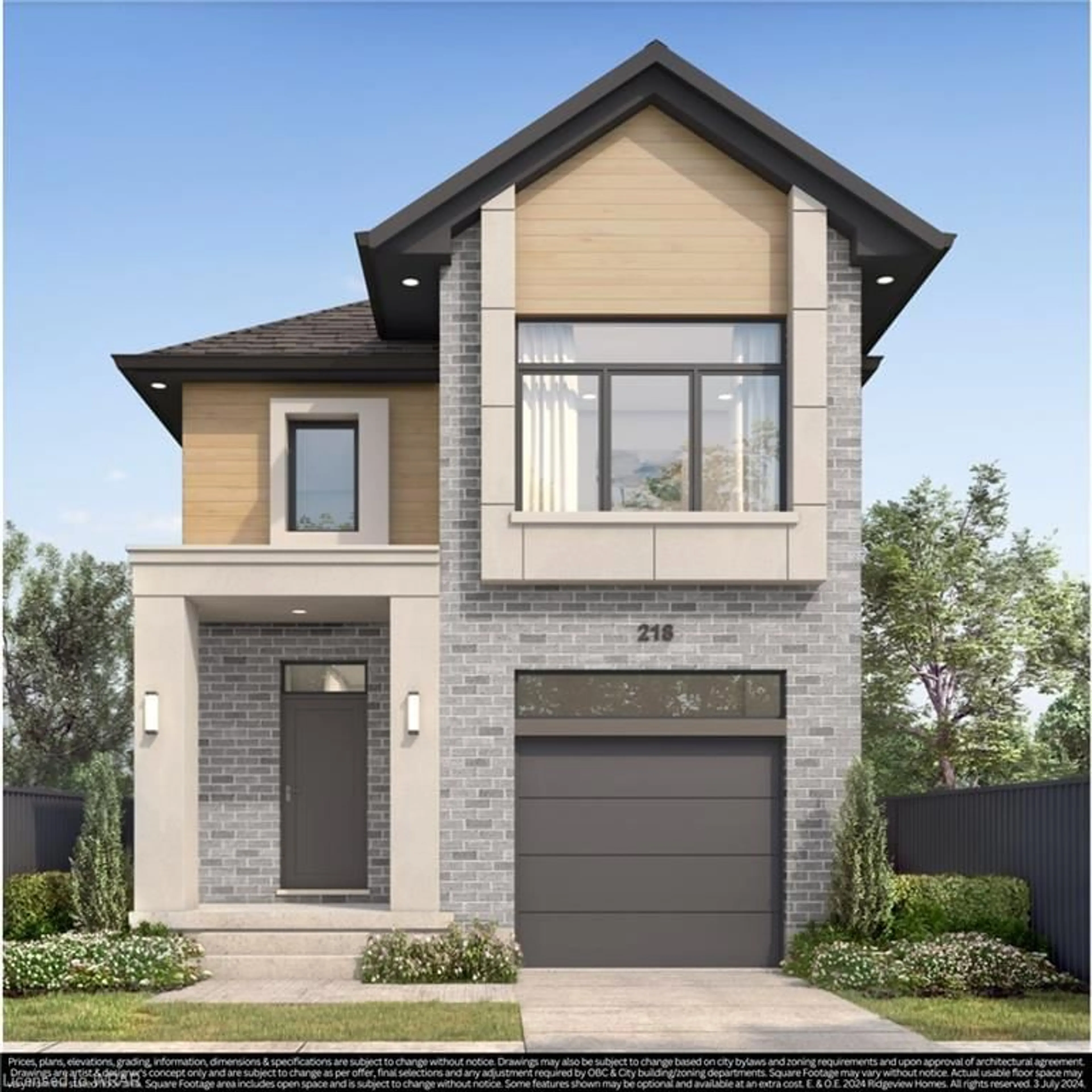 Home with brick exterior material for LOT 33 Green Gate Blvd, Cambridge Ontario N1T 2C5