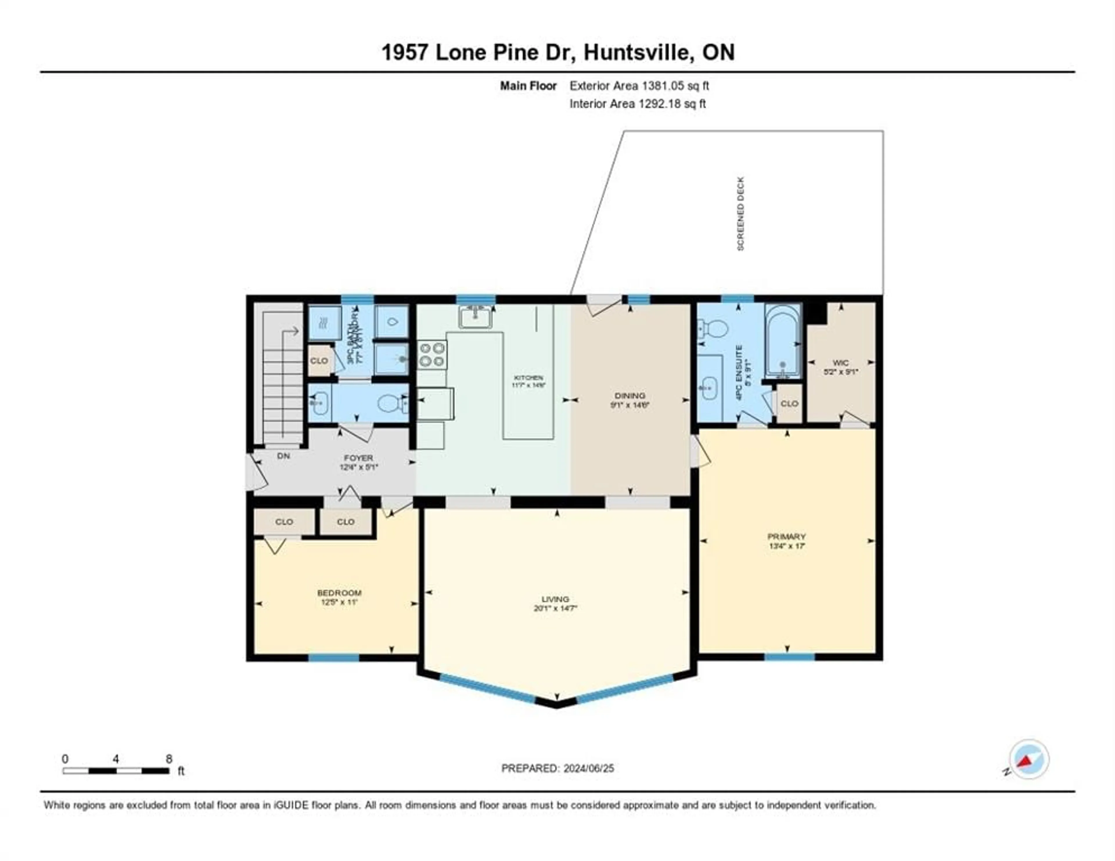 Floor plan for 1957 Lone Pine Dr, Huntsville Ontario P0B 1L0