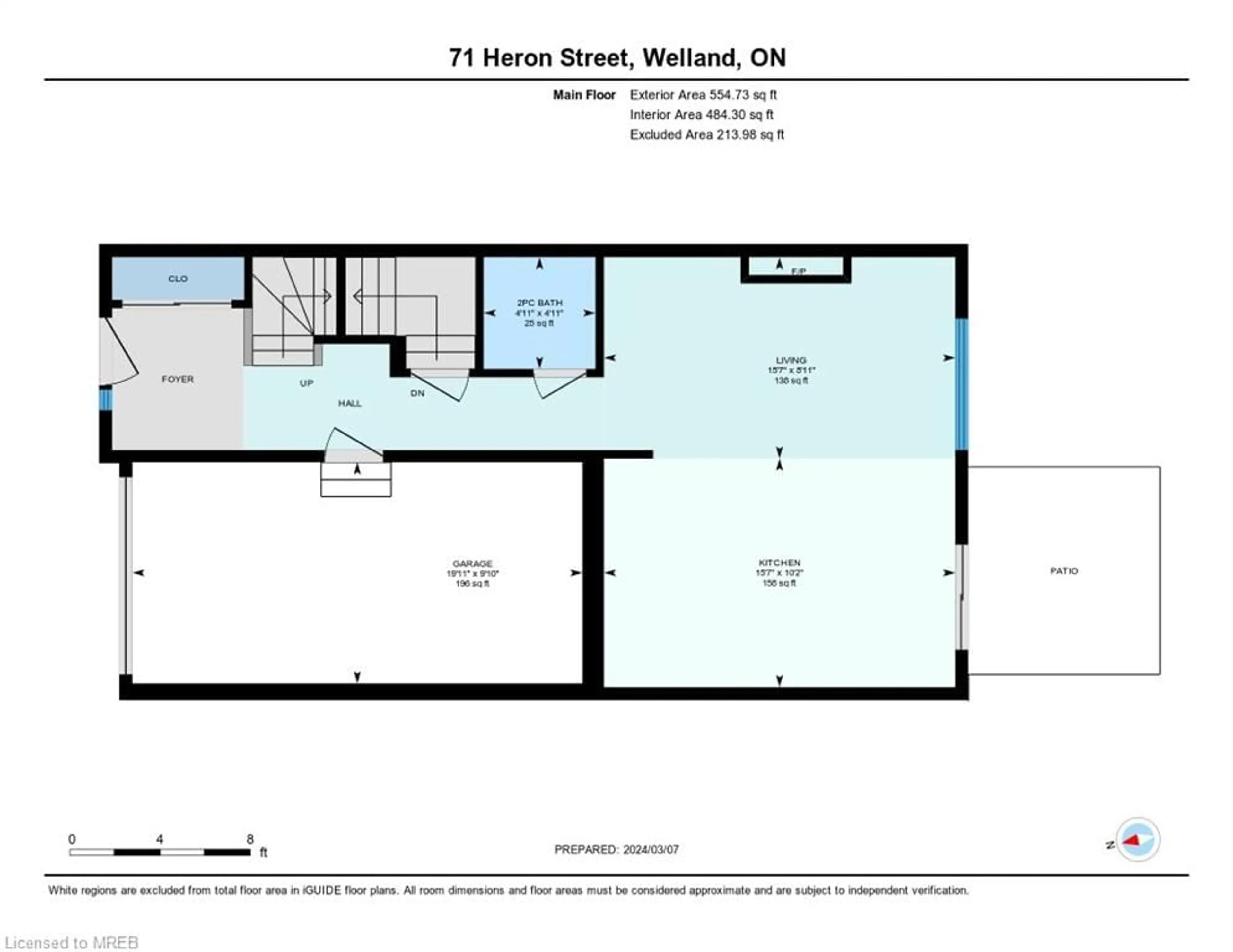 Floor plan for 71 Heron St, Welland Ontario L3C 0E6