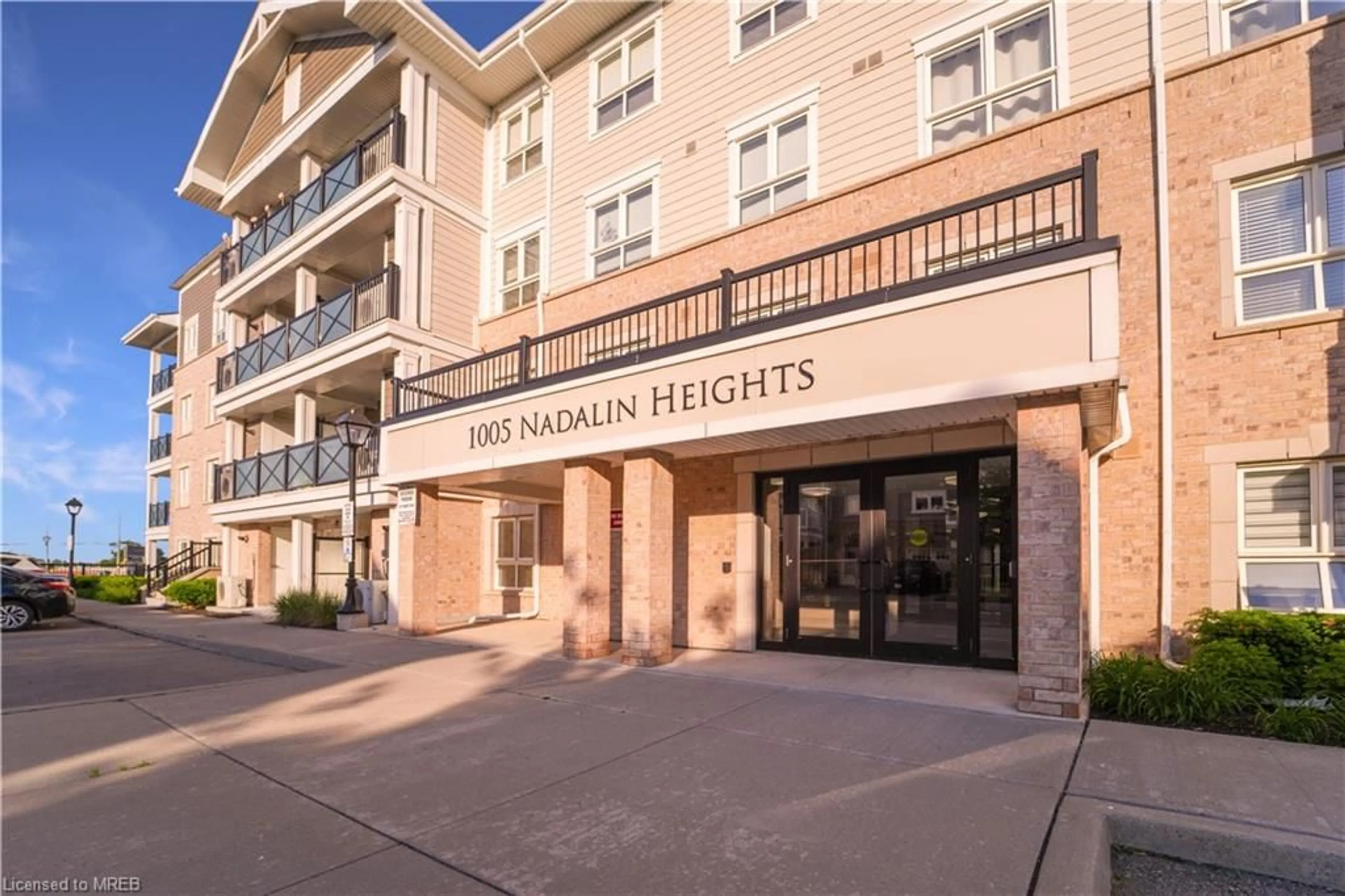 A pic from exterior of the house or condo for 1005 Nadalin Hts #206, Milton Ontario L9T 8R4