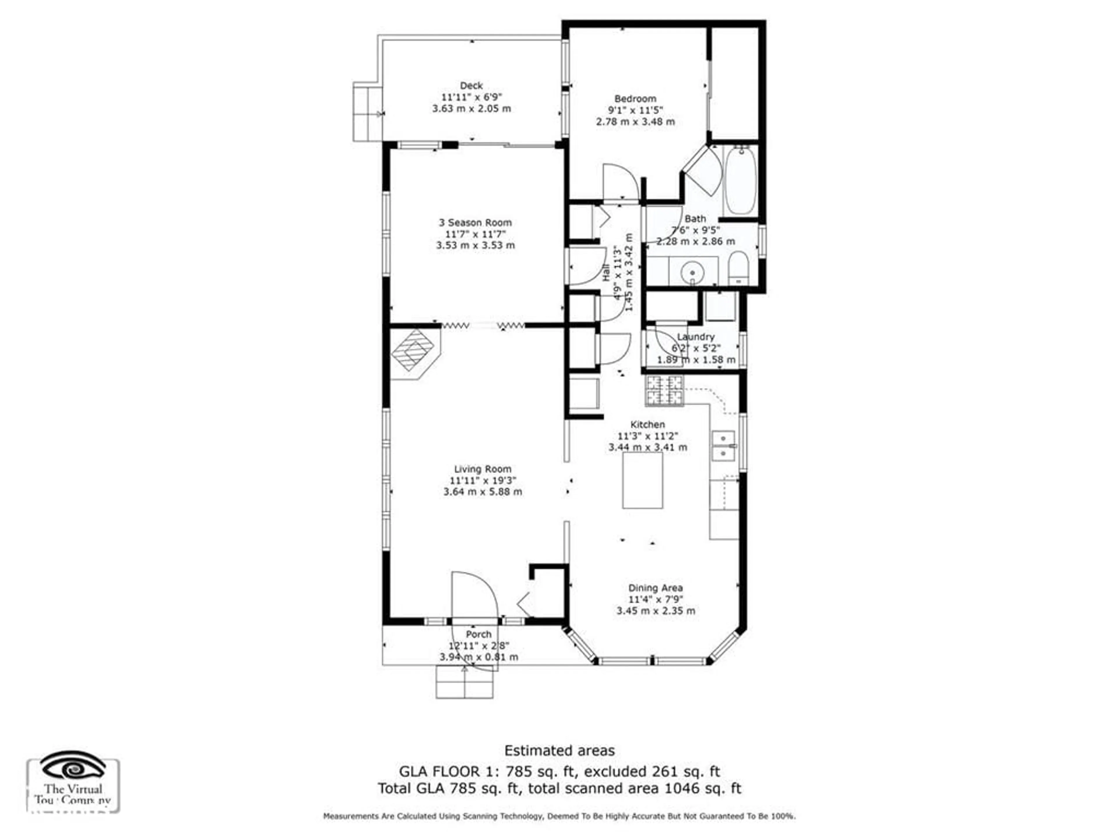 Floor plan for 45 The Boardwalk, Wasaga Beach Ontario L9Z 3A8