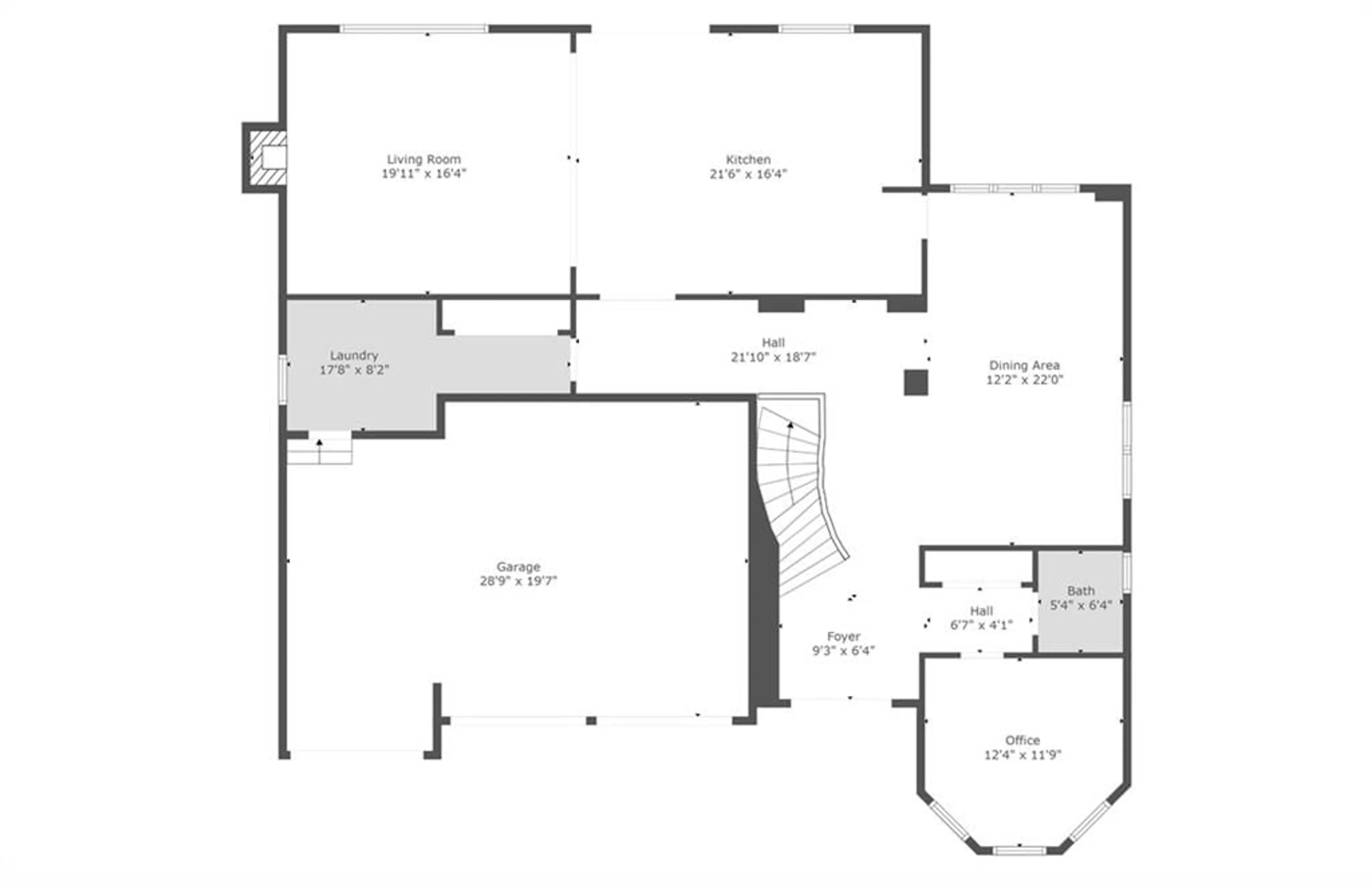 Floor plan for 53 Sanford Cir, Springwater Ontario L9X 2A9