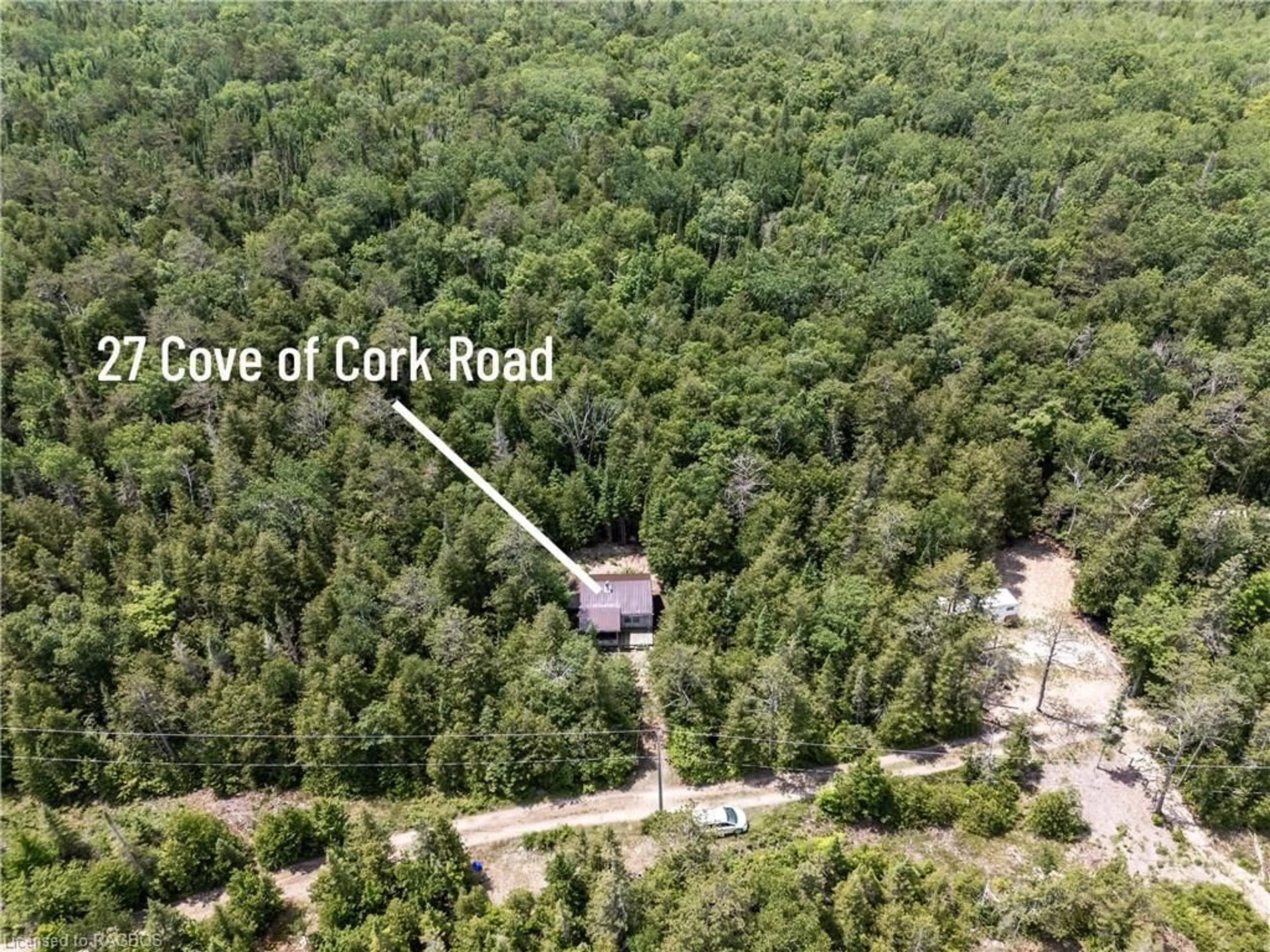 Street view for 27 Cove Of Cork Rd, Neyaashiinigmiing Ontario N0H 2T0