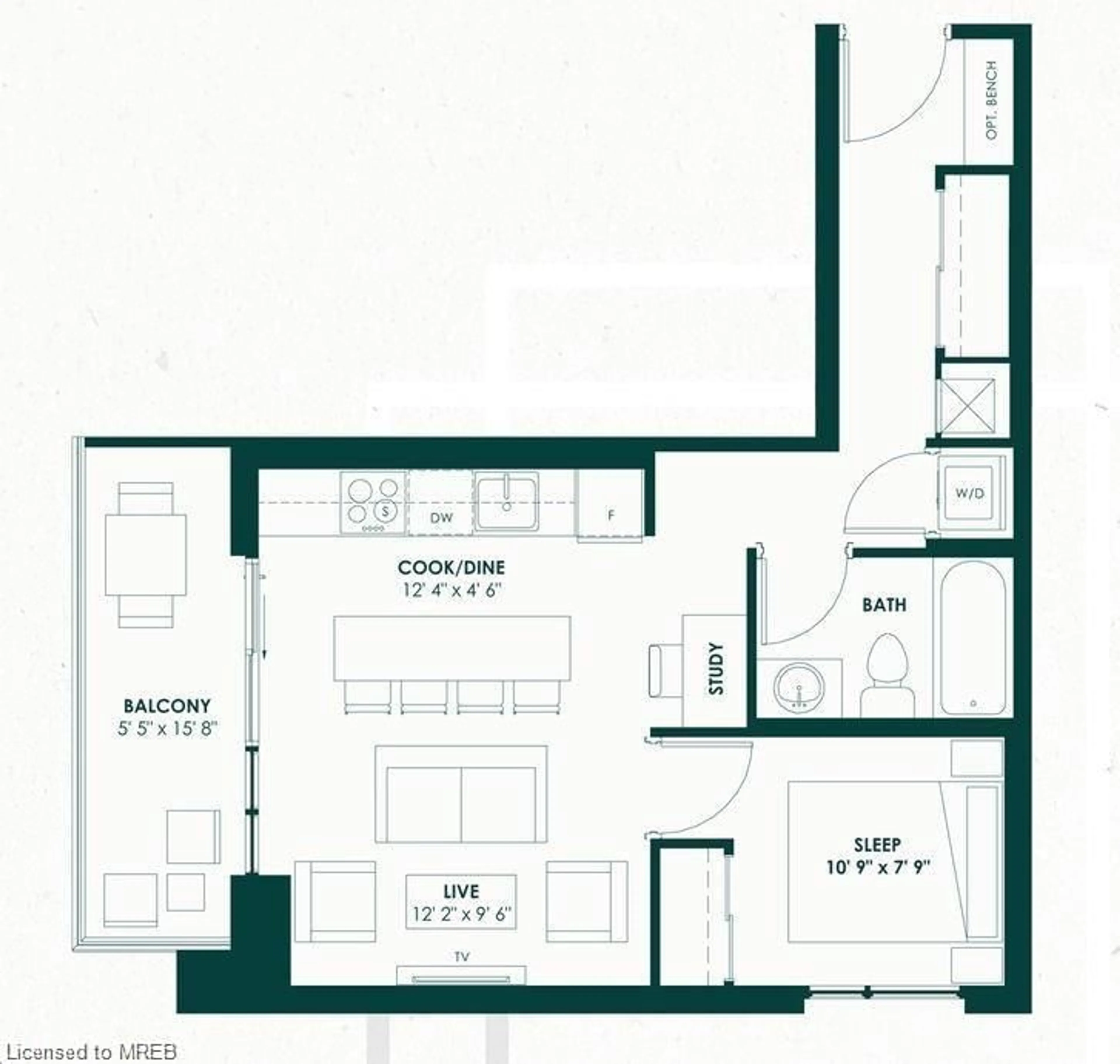 Floor plan for 401 Shellard Lane #819, Brantford Ontario N3T 5L5