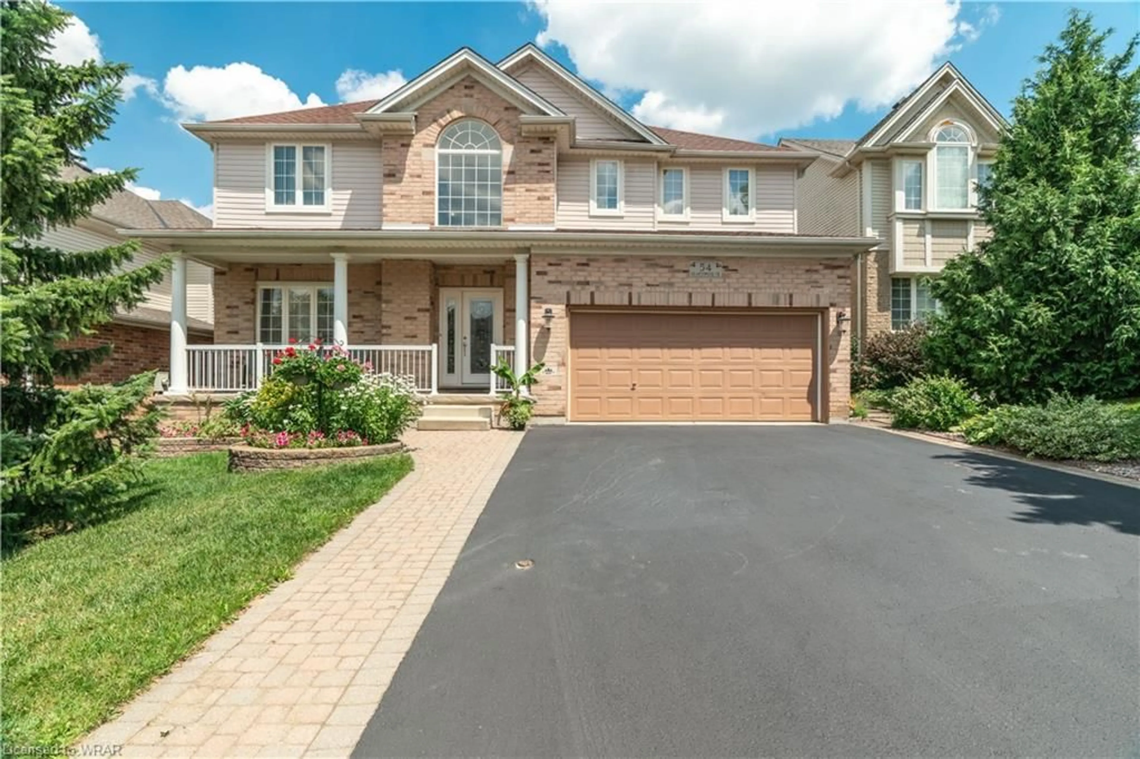 Home with brick exterior material for 54 Hearthwood Cres, Kitchener Ontario N2R 1K6