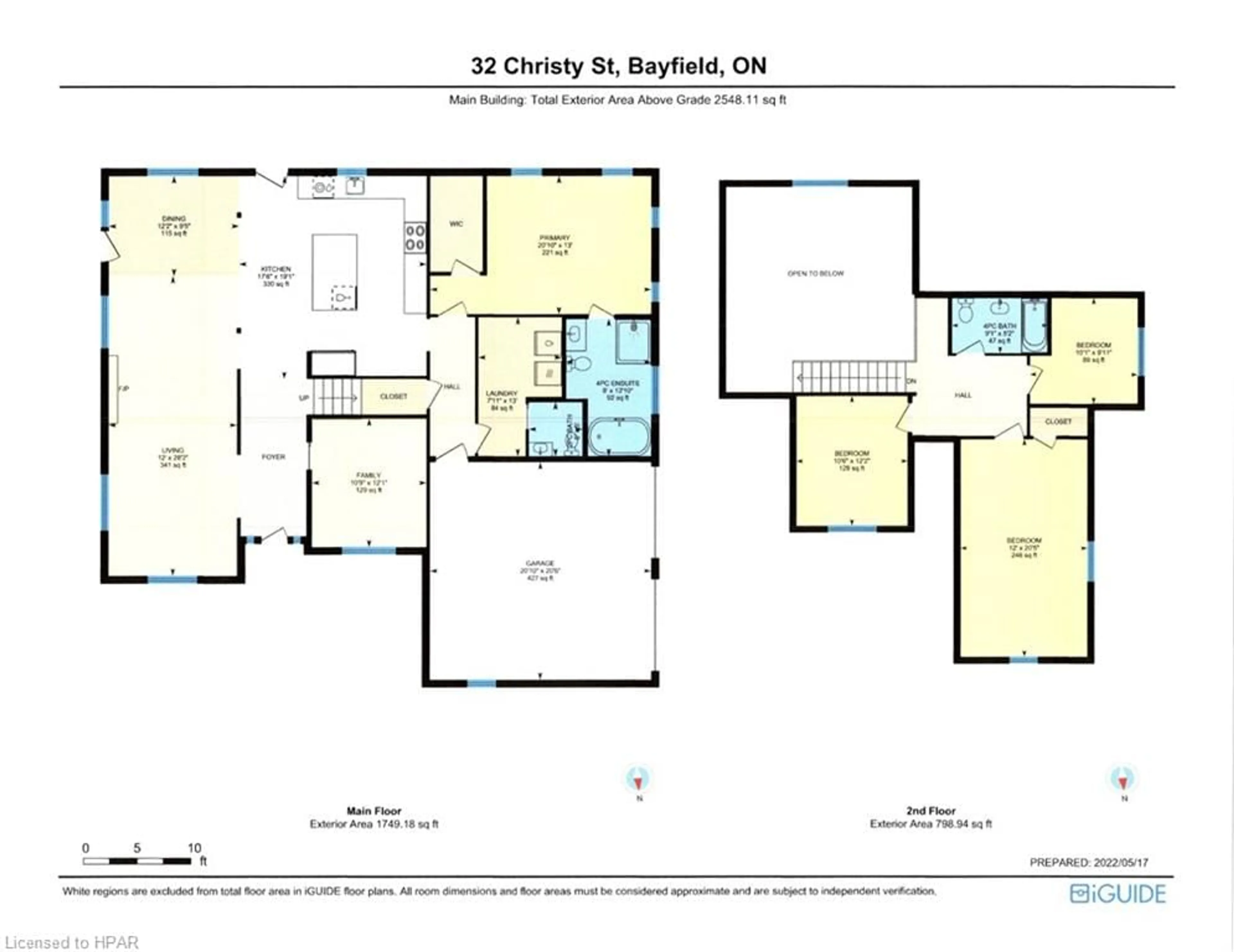 Floor plan for 32 Christy St, Bayfield Ontario N0M 1G0