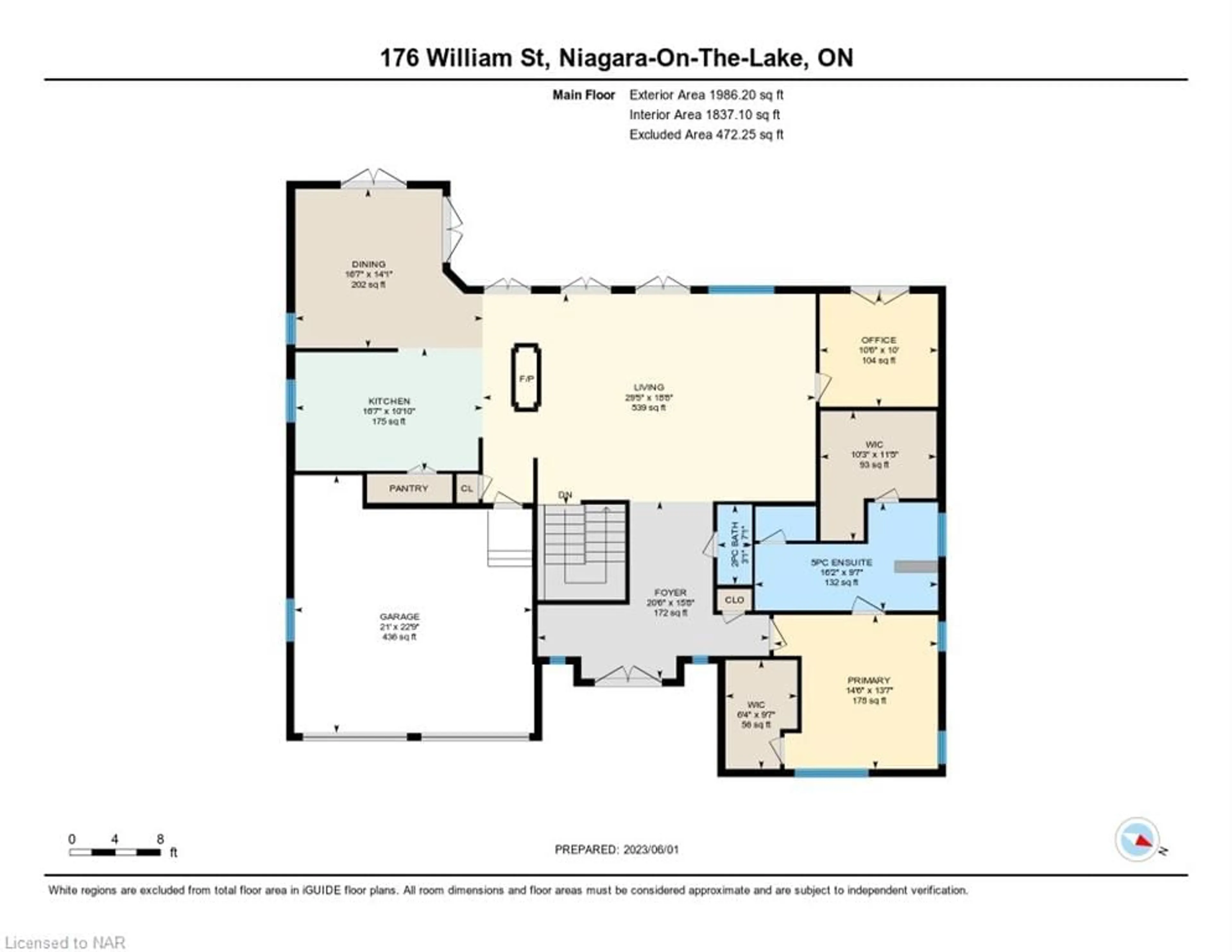 Floor plan for 176 William St, Niagara-on-the-Lake Ontario L0S 1J0