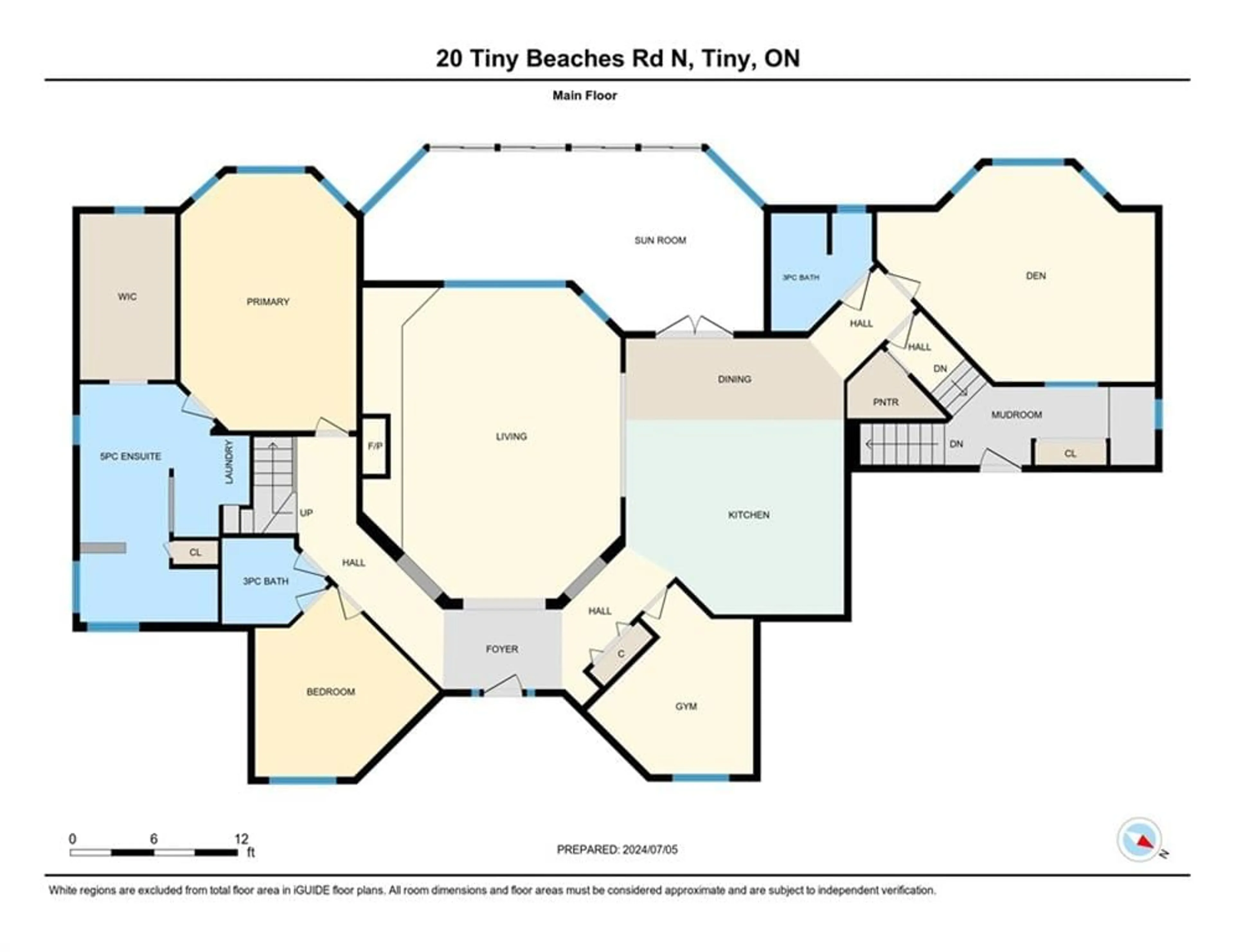 Floor plan for 20 Tiny Beaches Rd, Tiny Ontario L0L 2J0