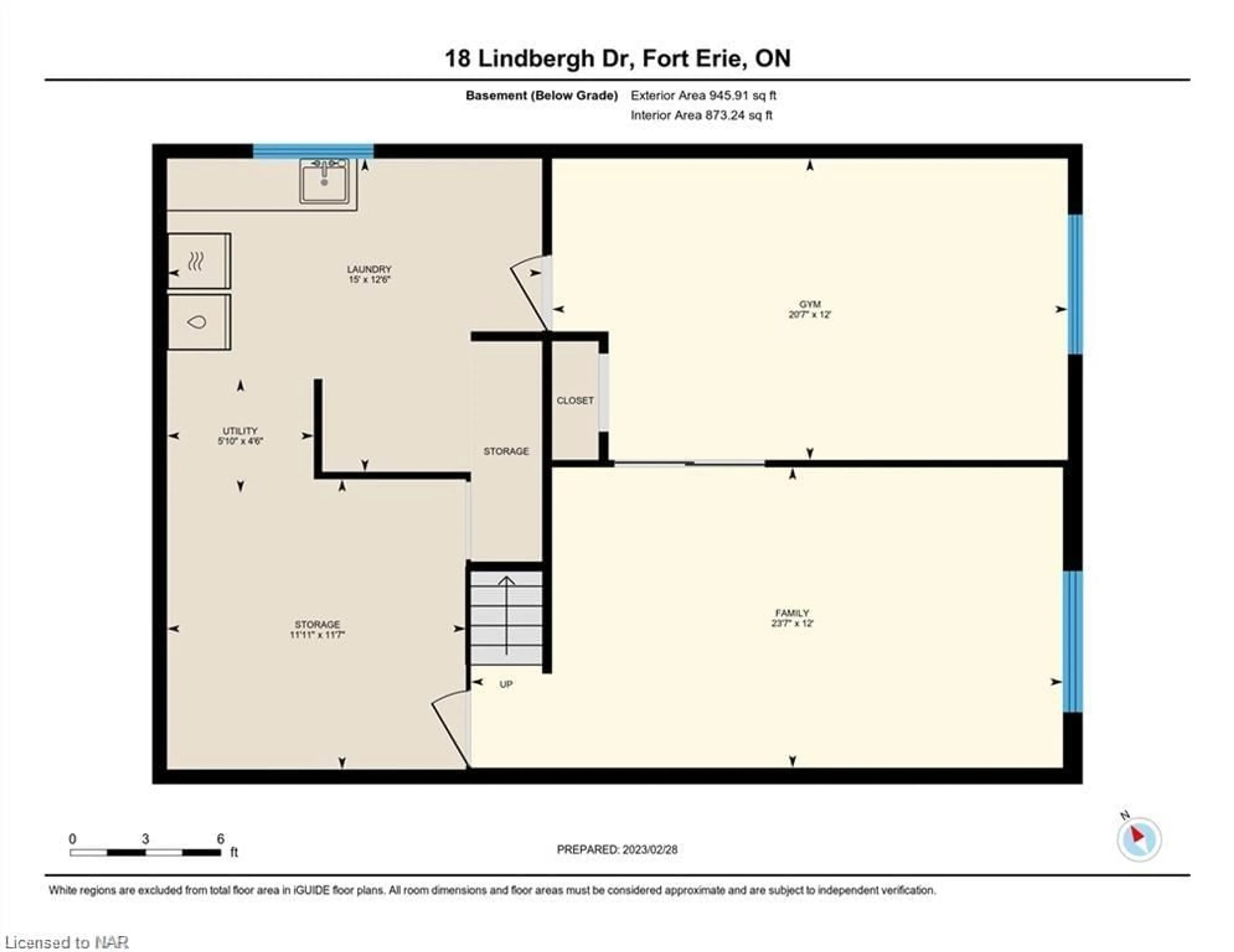 Floor plan for 18 Lindbergh Dr, Fort Erie Ontario L2A 2Z4