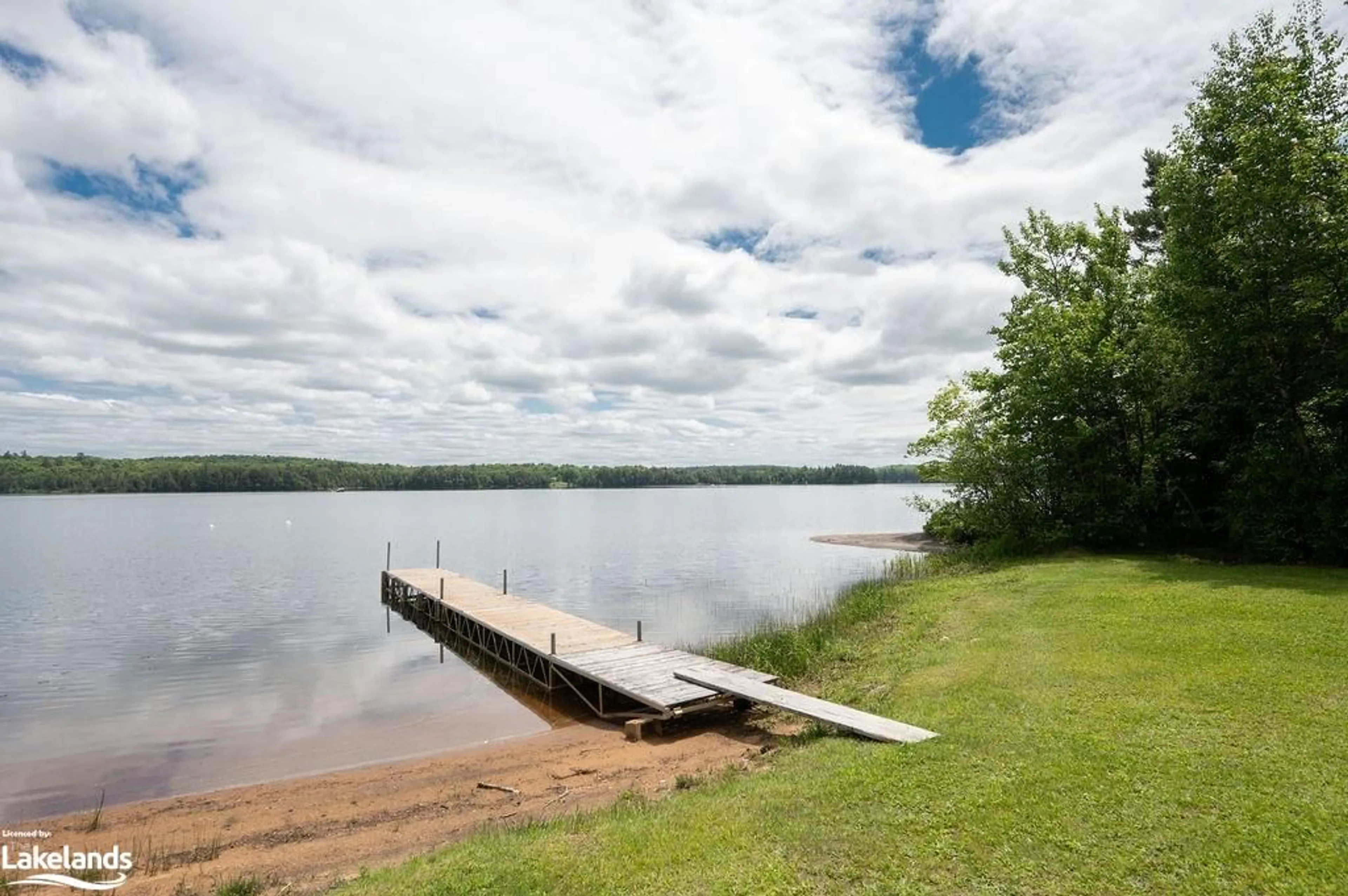 Patio, the view of lake or river for 73 Merripark Dr, South River Ontario P0A 1X0