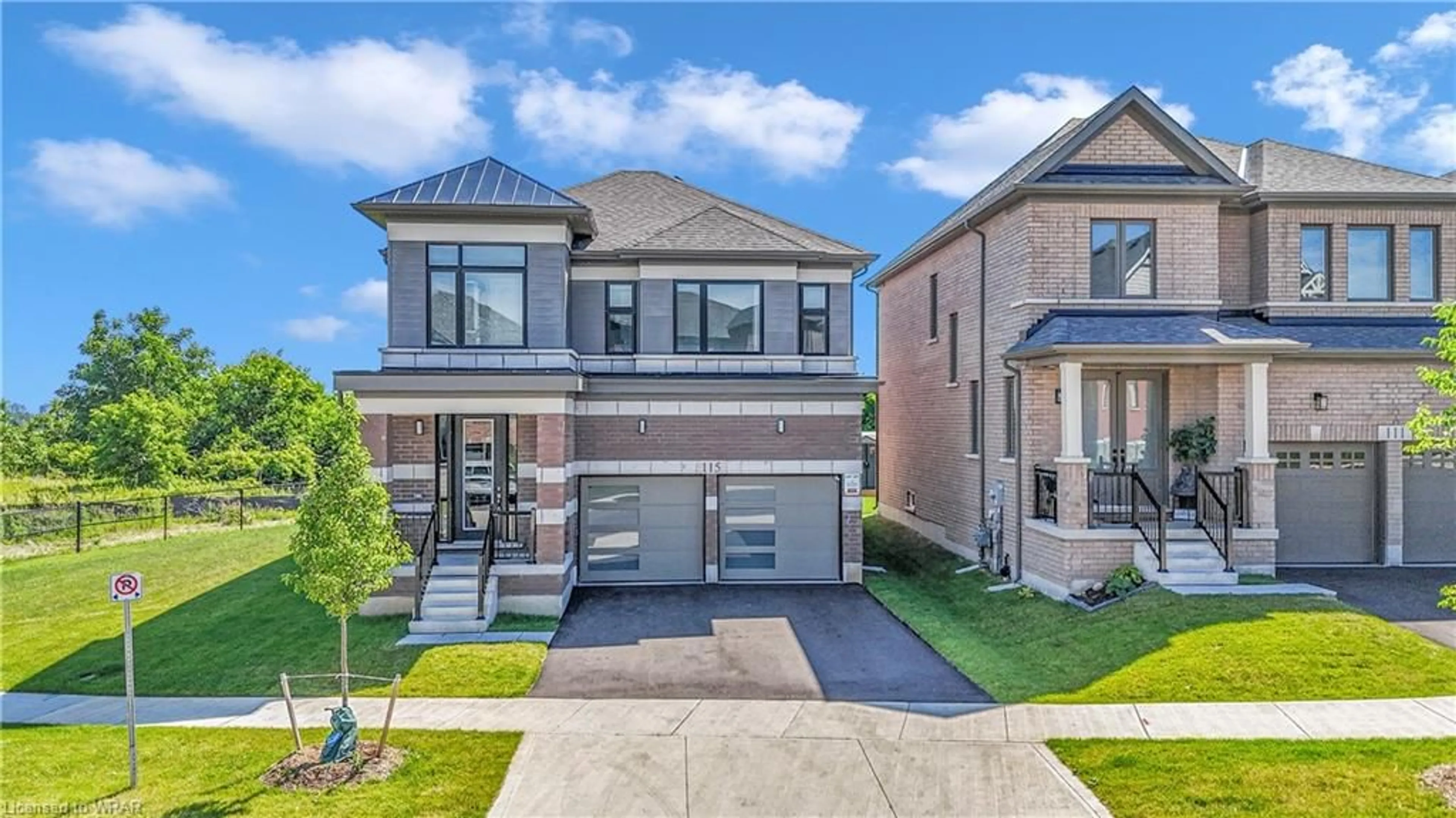 Home with brick exterior material for 115 Crossmore Cres, Cambridge Ontario N1S 0C7