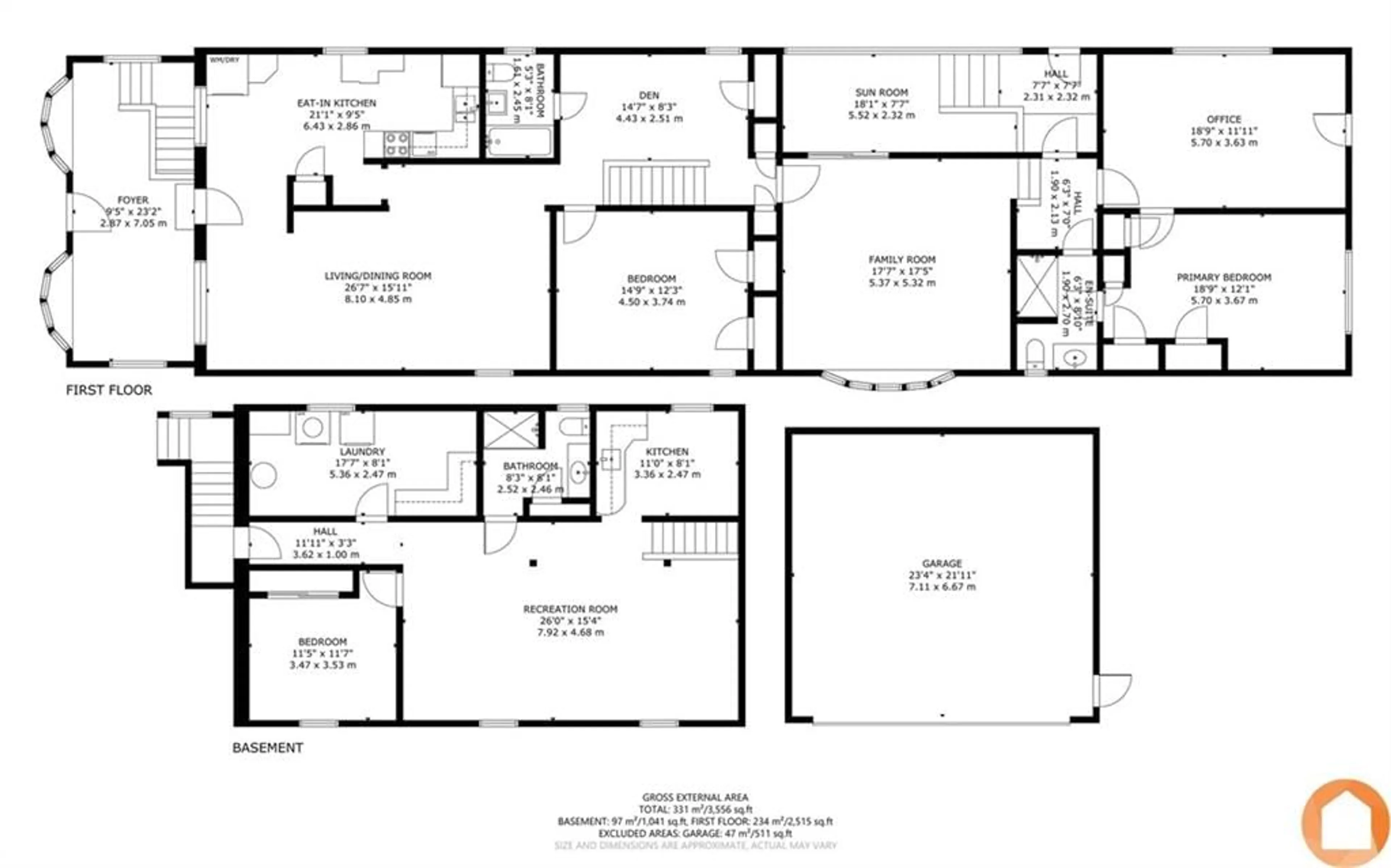 Floor plan for 245 Herchimer Ave, Belleville Ontario K8N 4H1