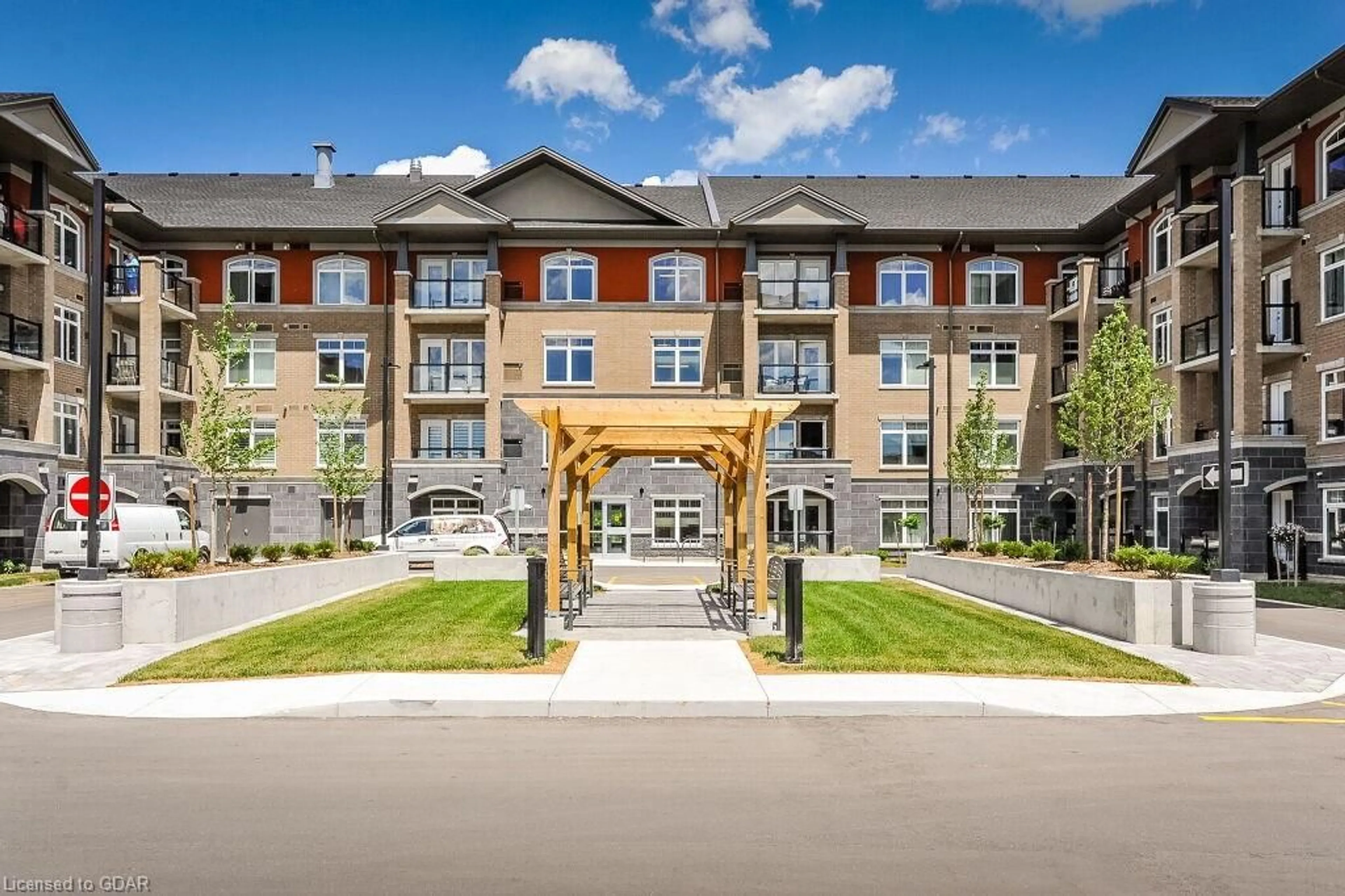 A pic from exterior of the house or condo for 106 Bard Blvd #319, Guelph Ontario N1L 0L8