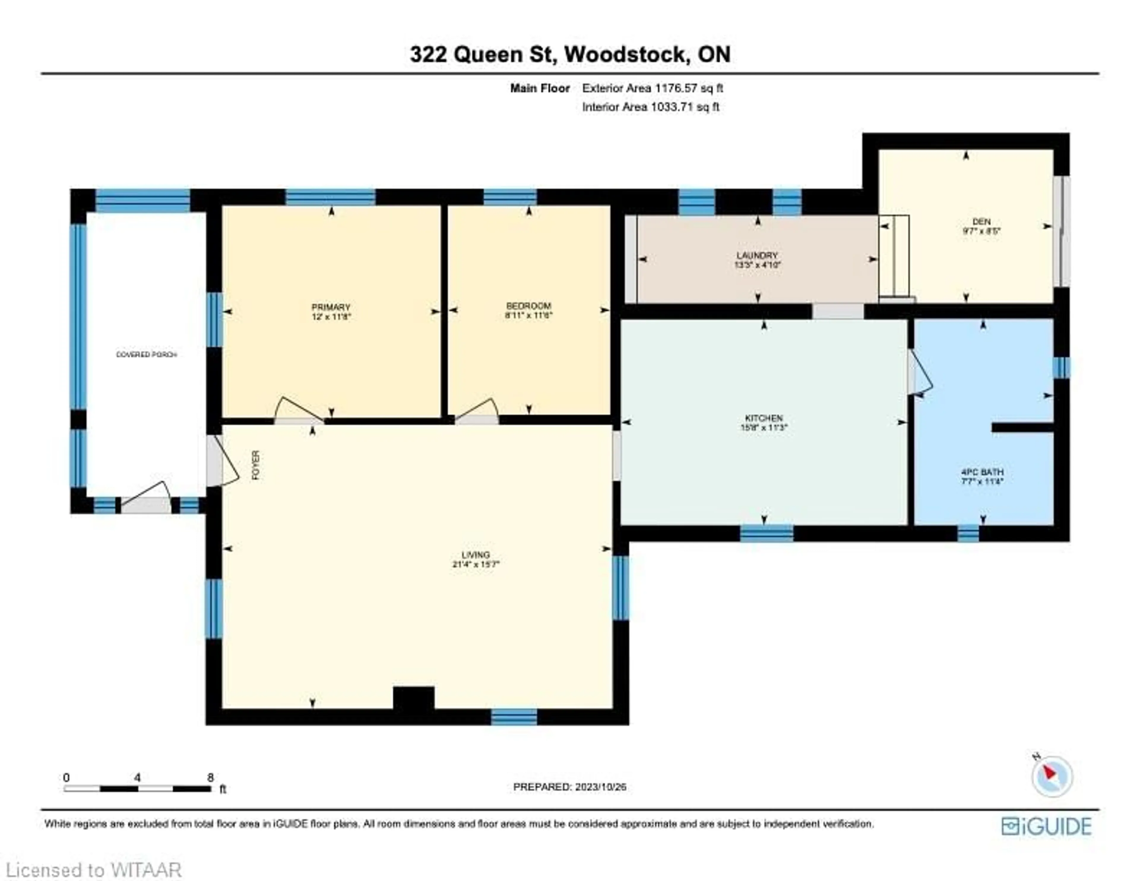 Floor plan for 322 Queen St, Woodstock Ontario N4S 1M1