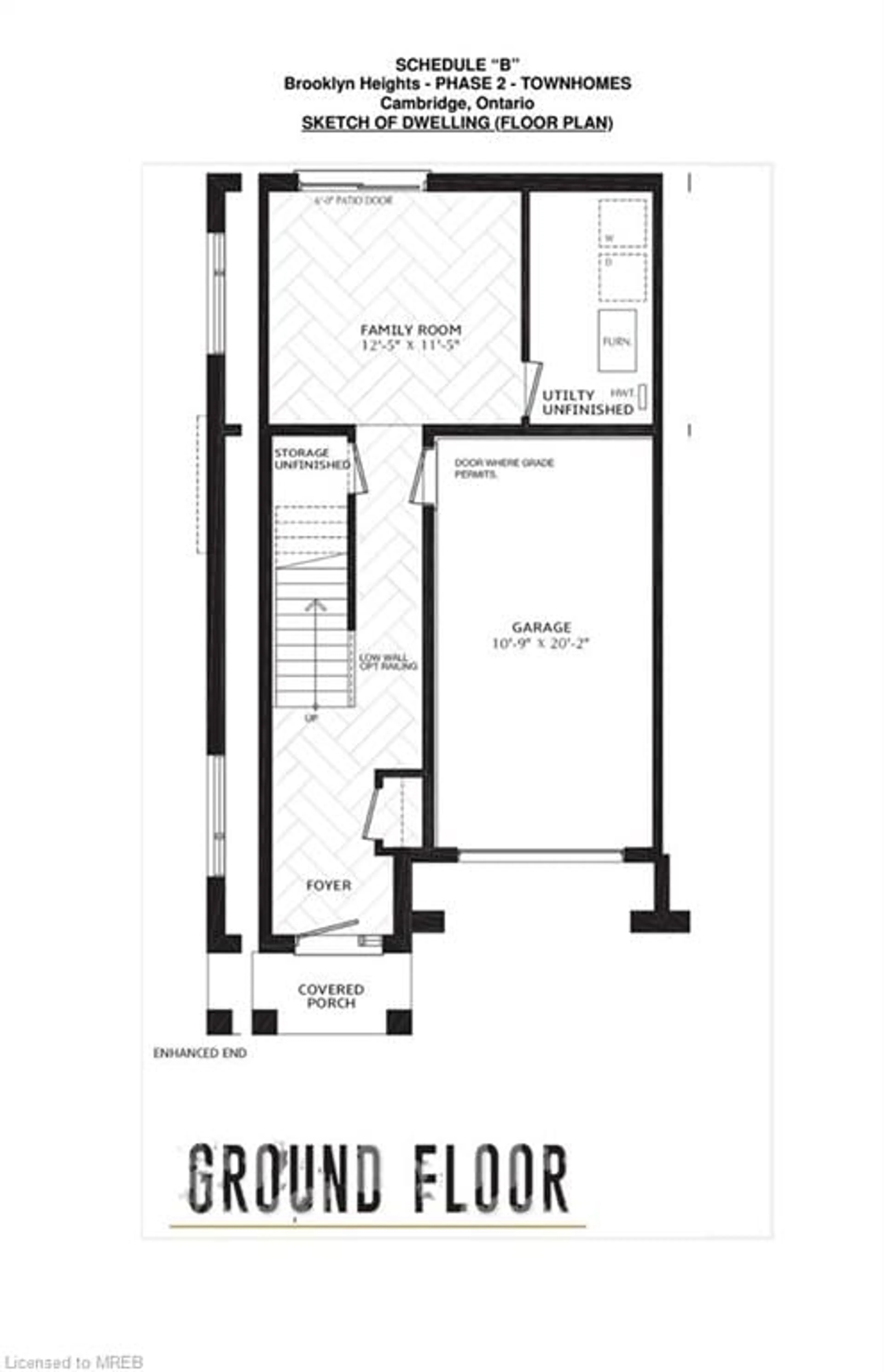 Floor plan for 290 Equestrian Way #39, Cambridge Ontario N3H 4R6