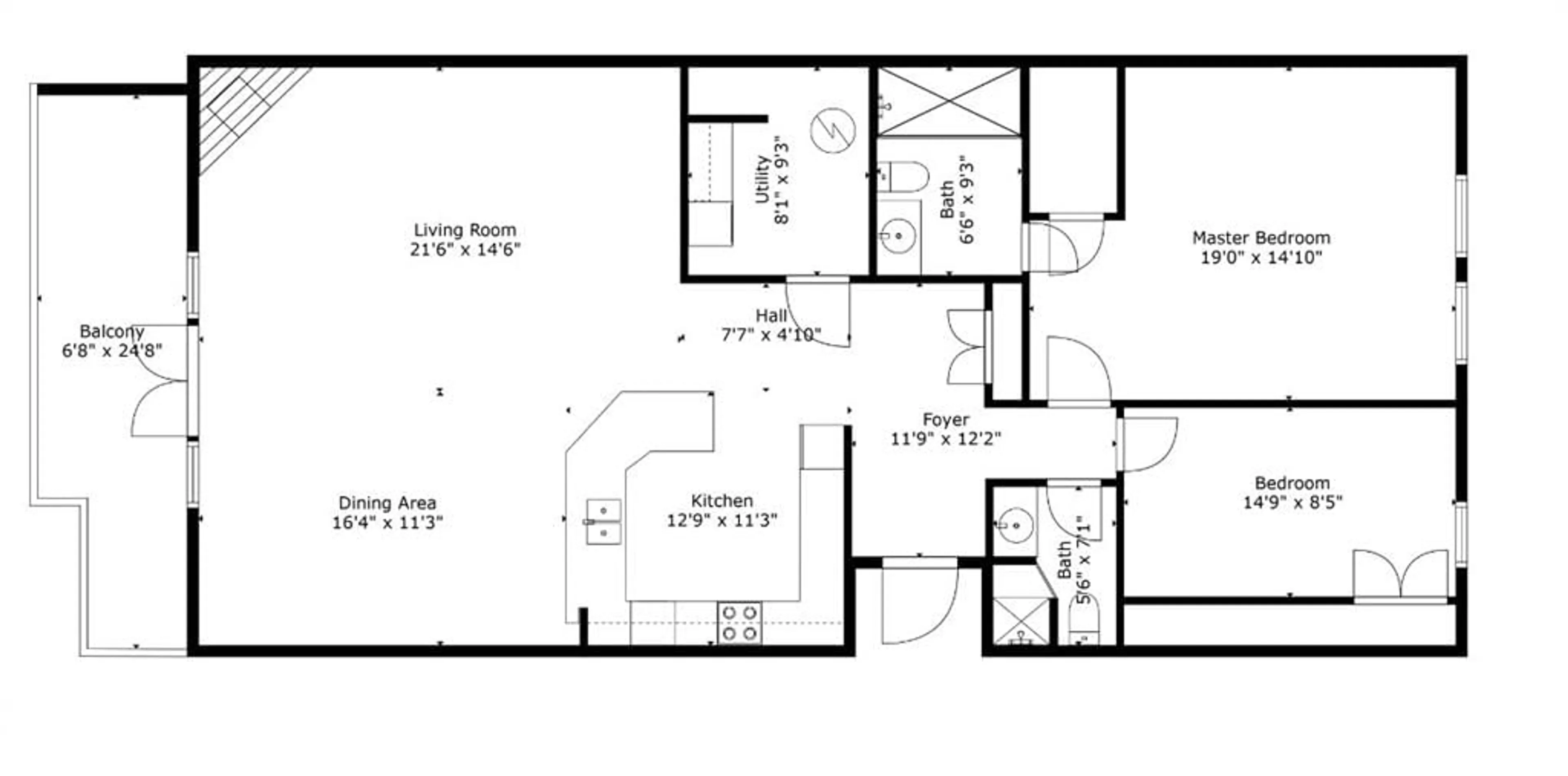 Floor plan for 194 River Rd #3B, Wasaga Beach Ontario L9Z 2L6