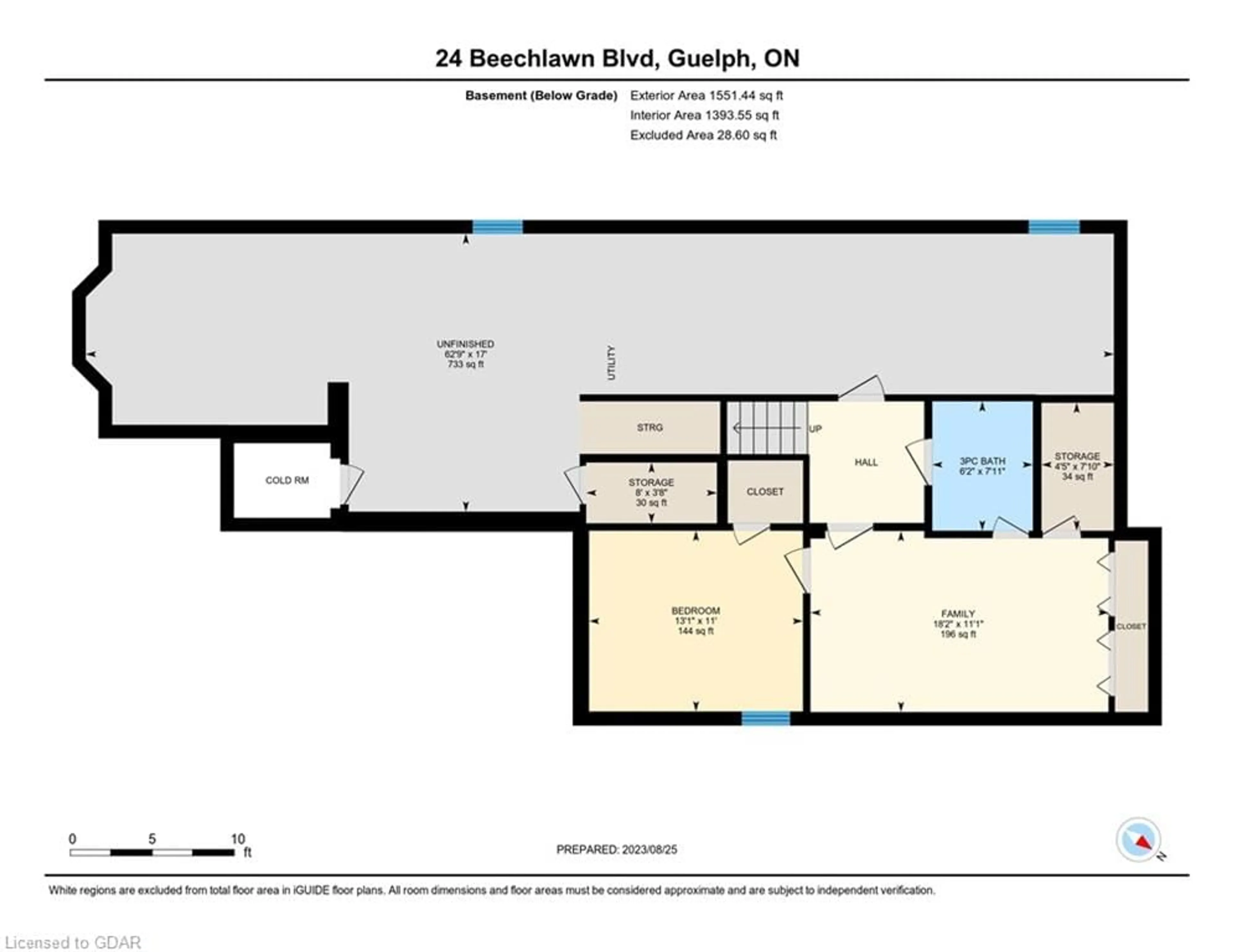Floor plan for 24 Beechlawn Blvd, Guelph Ontario N1G 4X7